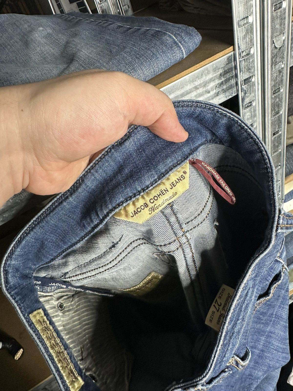 Jacob Cohen Jacob Cohen J711 Slim Jeans Size 27 Blue Denim Size 27" / US 4 / IT 40 - 9 Thumbnail