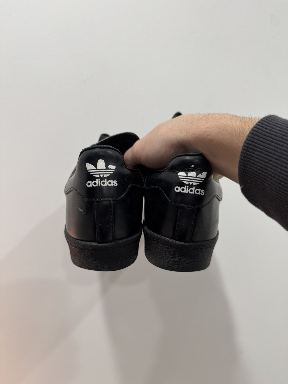 Adidas × Prada Prada Adidas Superstar Black Size US 10.5 / EU 43-44 - 7 Thumbnail