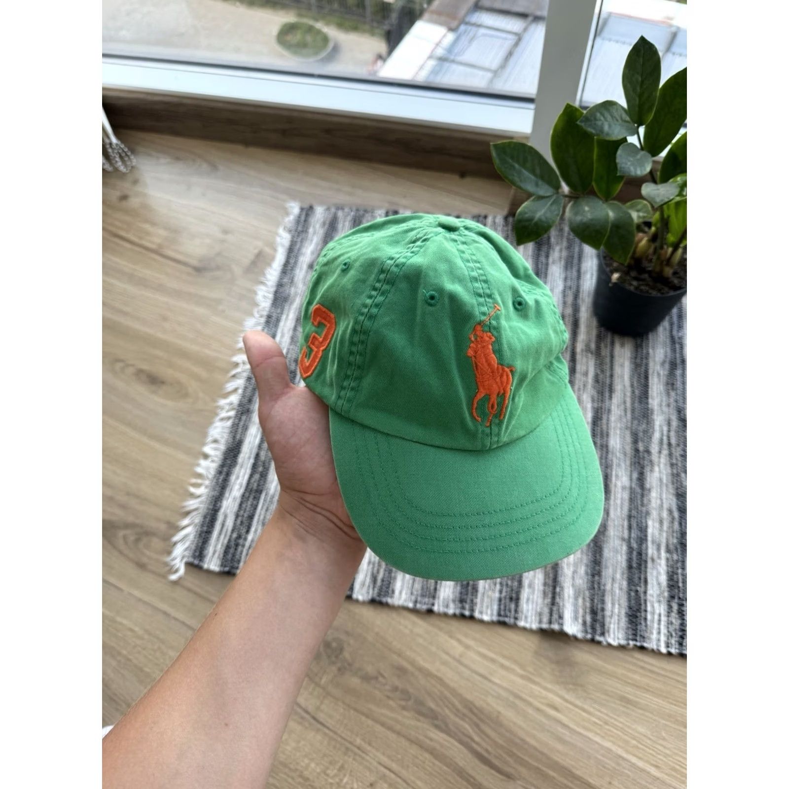 Polo Ralph Lauren VINTAGE Polo Ralph Lauren Cap Hat One Size Green Big Pony Logo 00s Baseball Mens Size US M / EU 48-50 / 2 - 4 Thumbnail