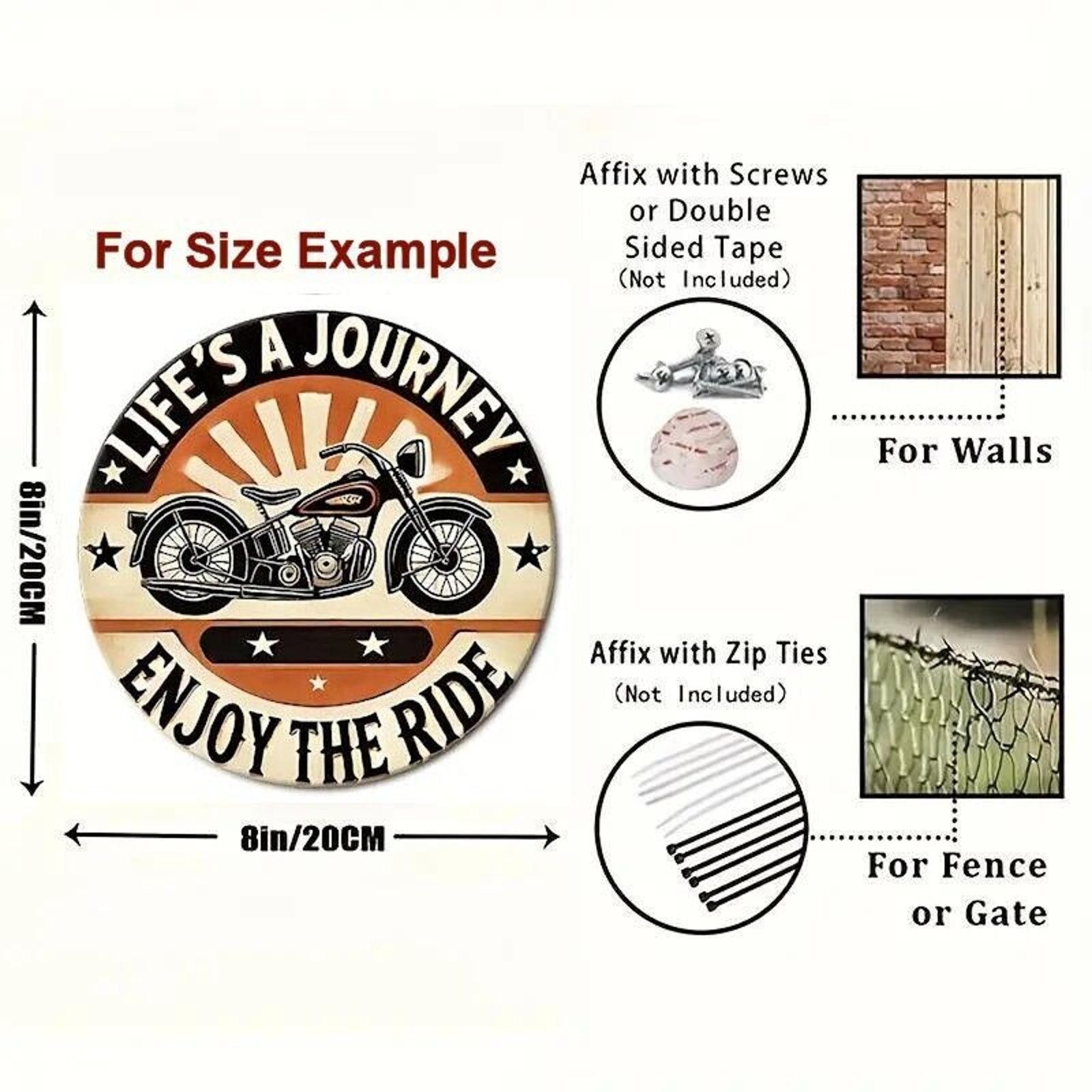 Other Vintage V-Twin Indian Motorcycle Tin Sign Size ONE SIZE - 3 Thumbnail