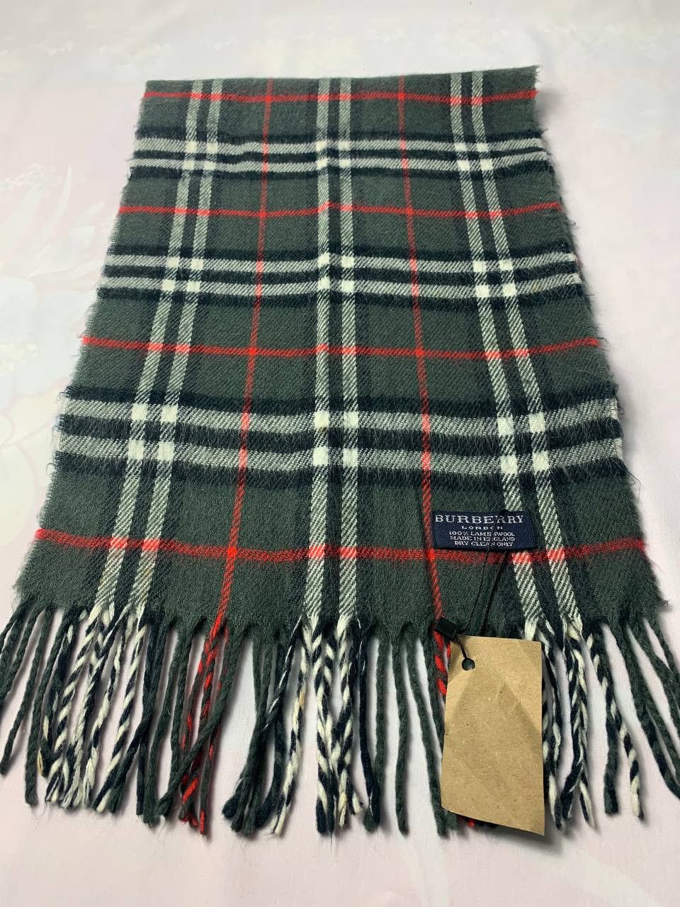 Vintage Burberry Scarf / Muffler / Neckwear Size ONE SIZE - 3 Thumbnail