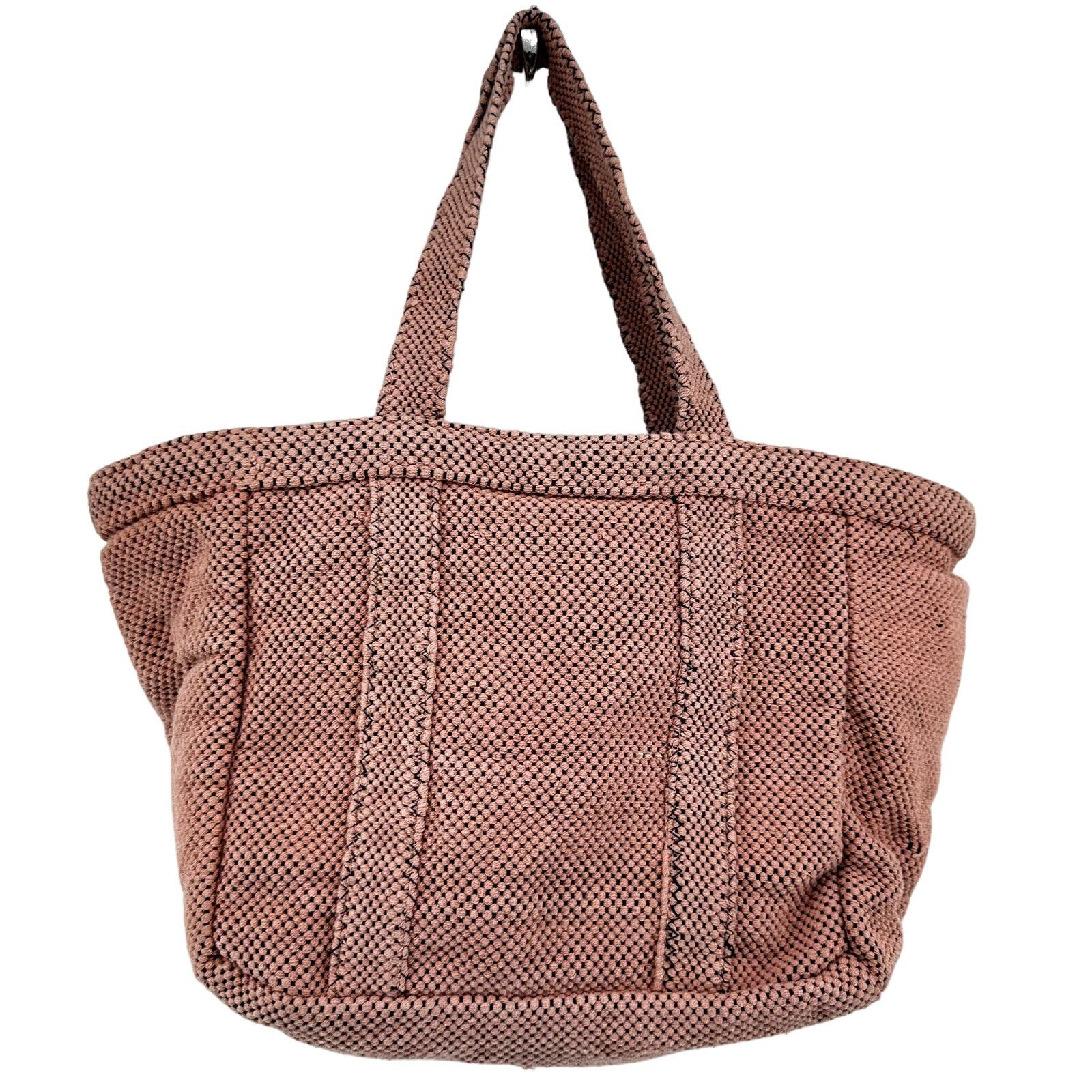 The Bag Tote Handbag Open Lightweight Cotton Barbiecore Pink, Women's