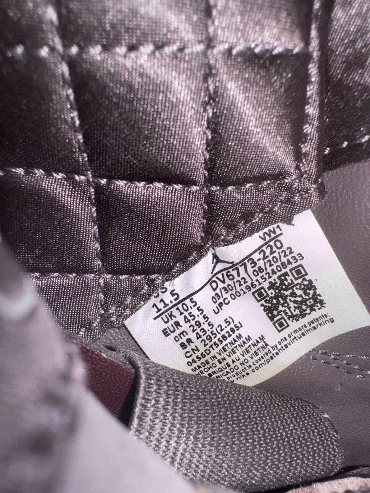 Jordan Brand A Ma Maniere Violet Ore Jordan 4 Size US 11.5 / EU 44-45 - 9 Thumbnail