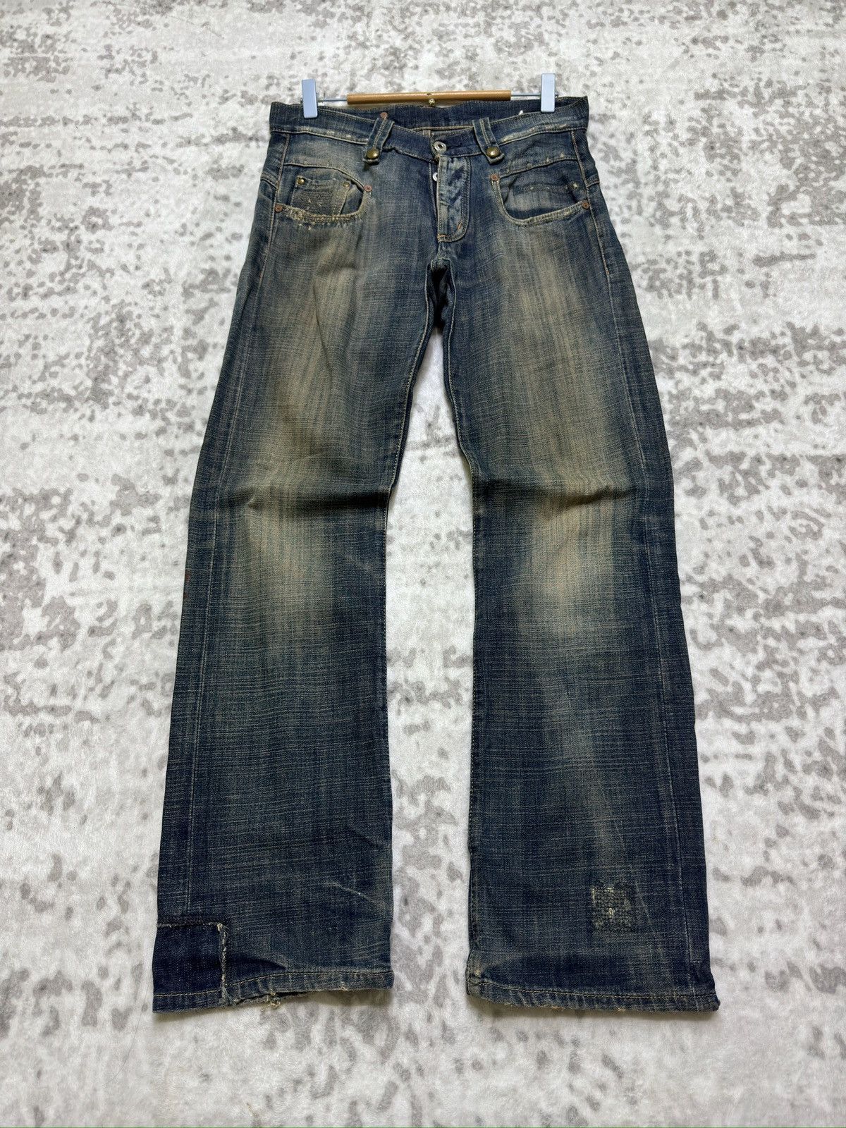 Vintage G-Star Raw Distressed Mud Wash Jeans