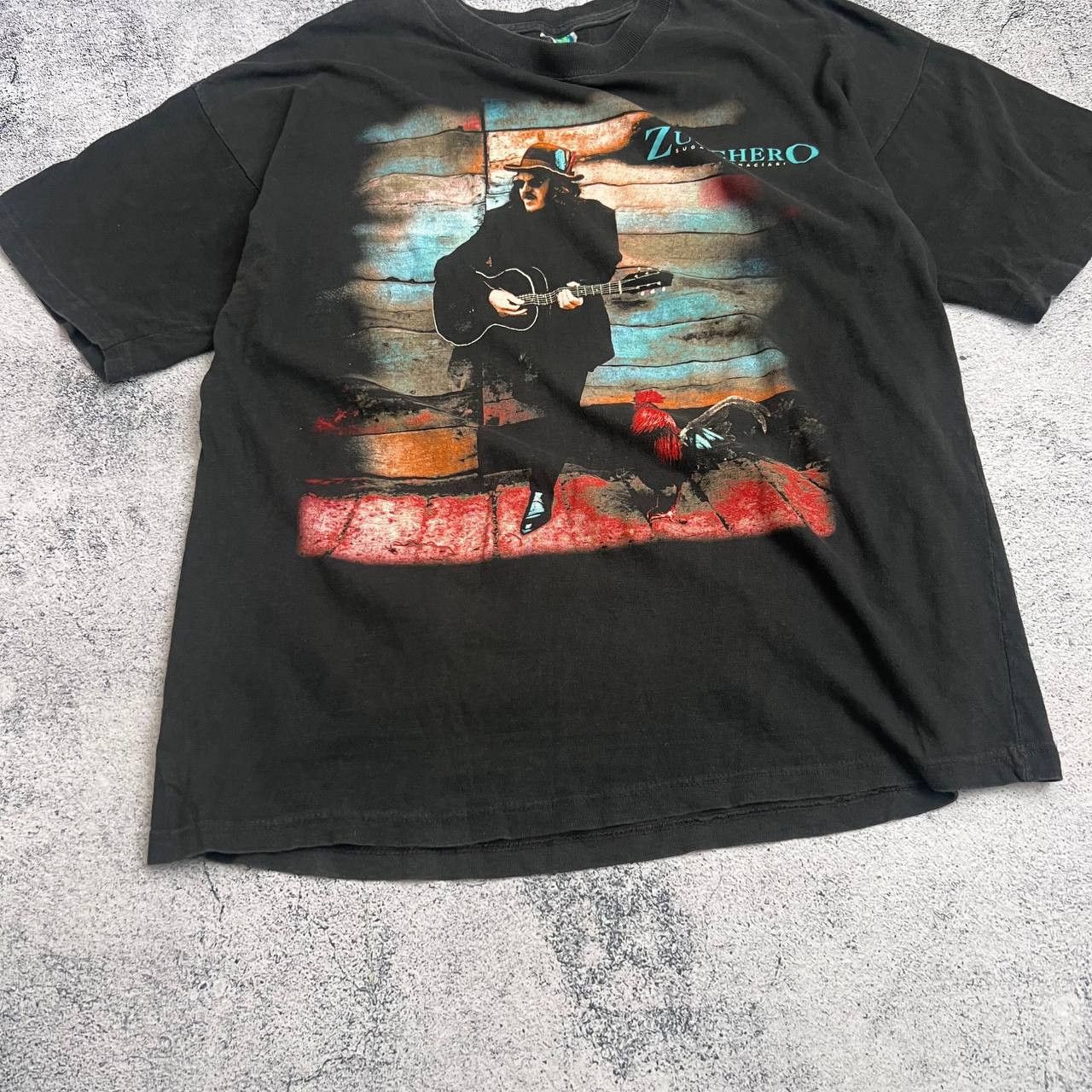 Vintage Vintage 1996 Zucchero Spirito DiVino Tour T-Shirt - XL Size US XL / EU 56 / 4 - 2 Thumbnail