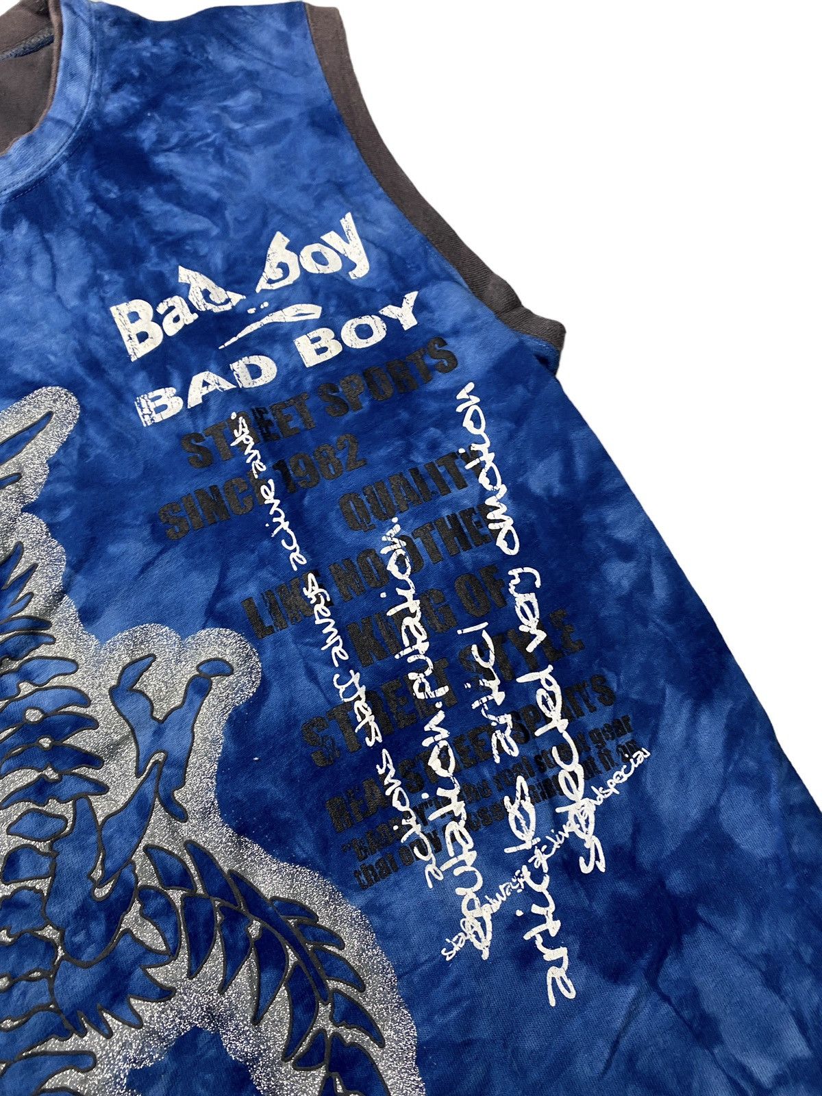 If Six Was Nine × Japanese Brand × Le Grande Bleu (L.G.B.) 2000's Badboy Dragon Double Layer Poem Size US S / EU 44-46 / 1 - 2 Thumbnail