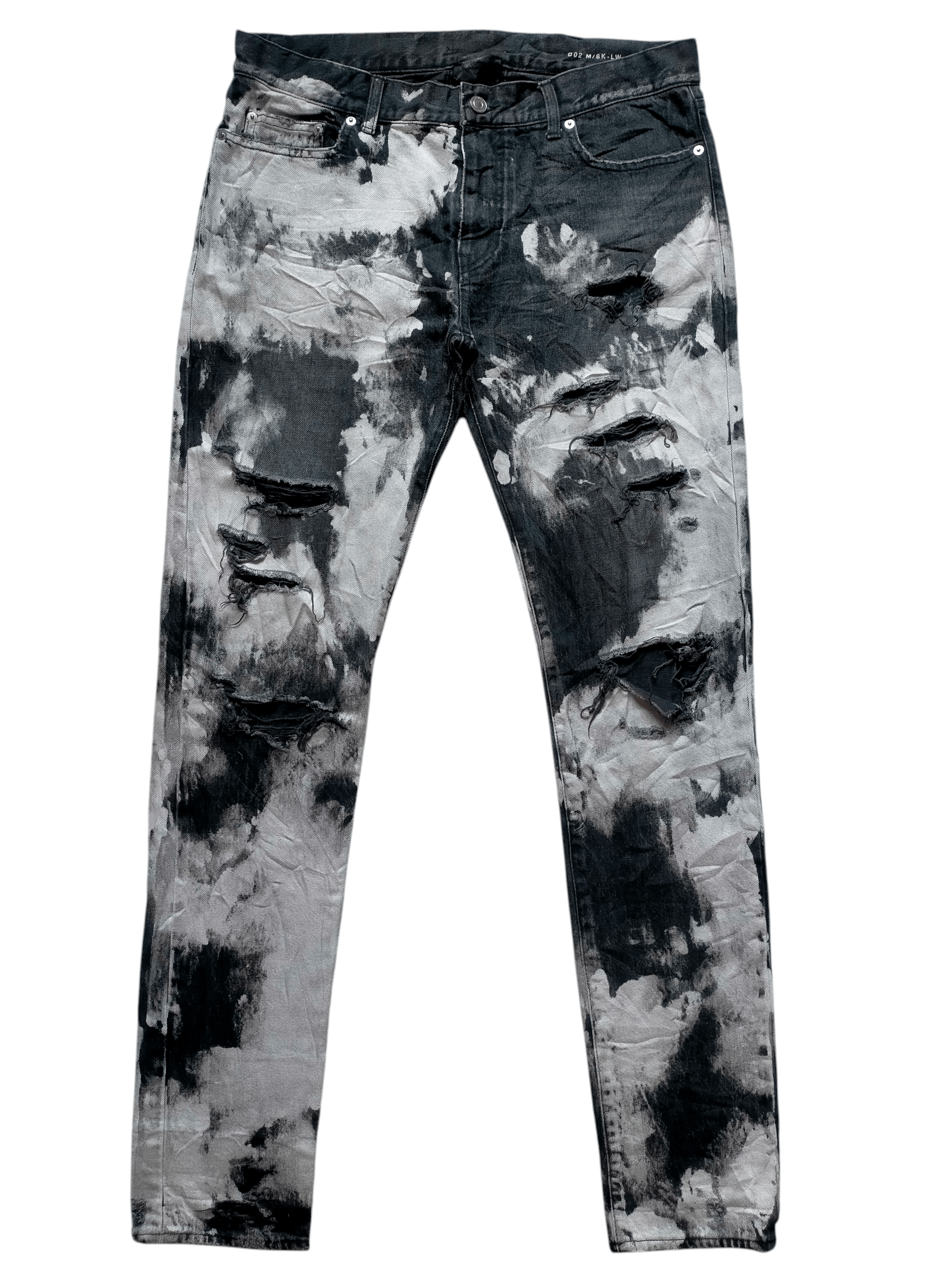Saint Laurent Paris Saint Laurent Paris D 02 M/SK - LW Destroyed Acid Wash Size US 34 / EU 50 - 1 Thumbnail