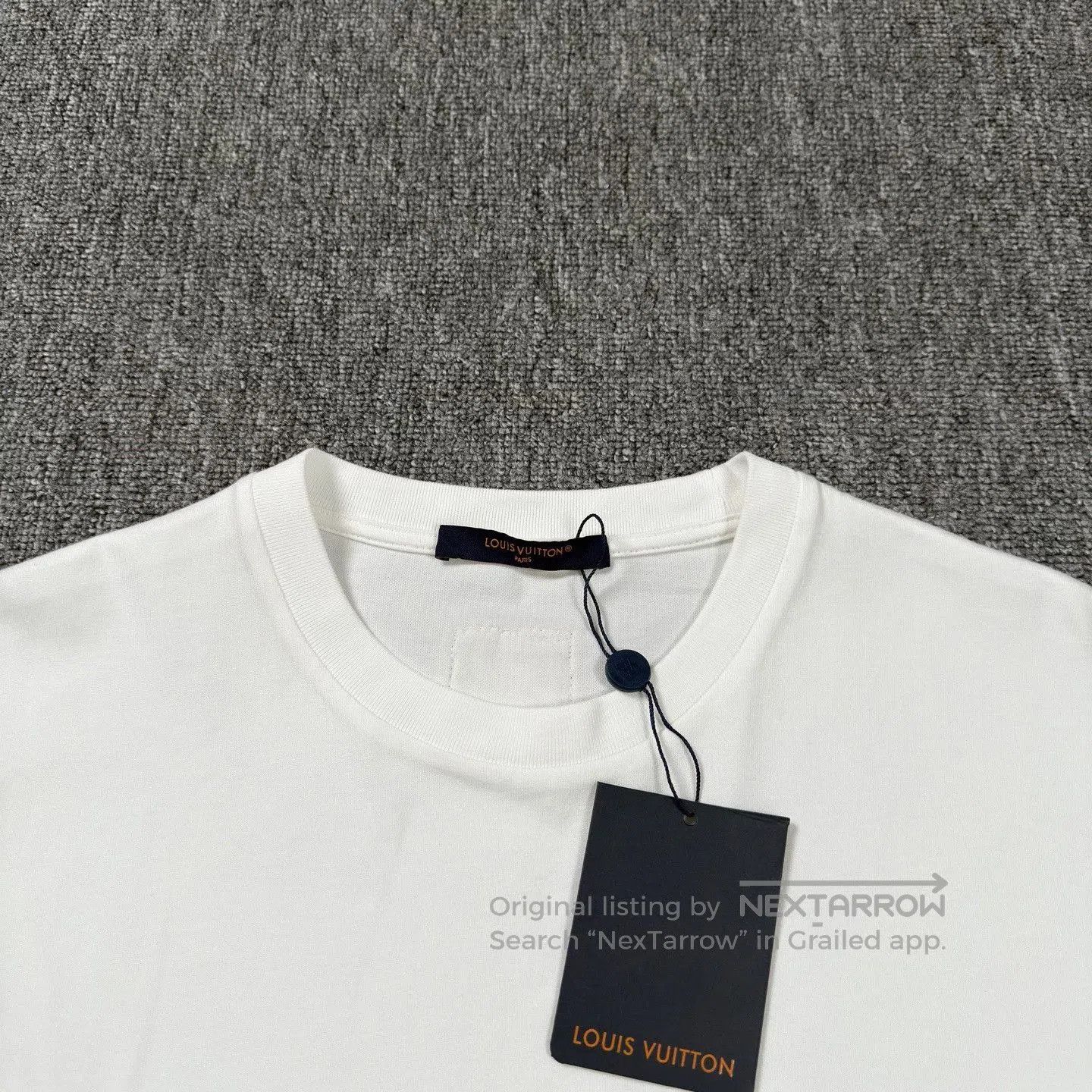 Louis Vuitton LV 25 Embroidered Cursive Slogan Tee. Size US XXL / EU 58 / 5 - 3 Thumbnail