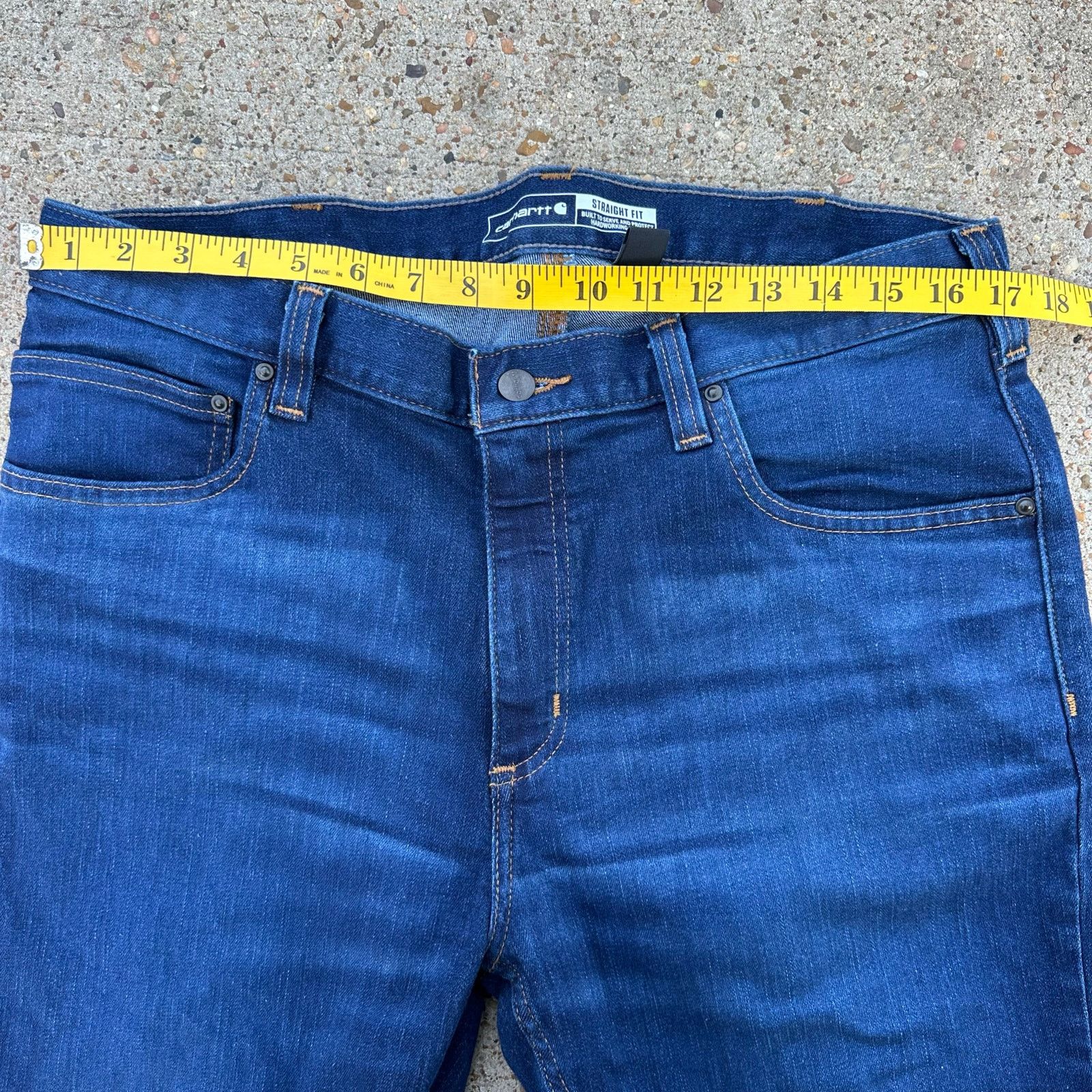 Carhartt NWT MEN CARHARTT STRAIGHT LEG FIT JEANS SIZE 36 X 32 Size US 36 / EU 52 - 2 Thumbnail