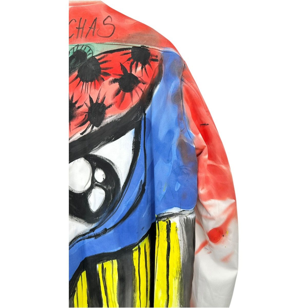 Rochas Rochas 2022 Graffiti Hand Painted Oversized Bomber Jacket Size US L / EU 52-54 / 3 - 7 Thumbnail