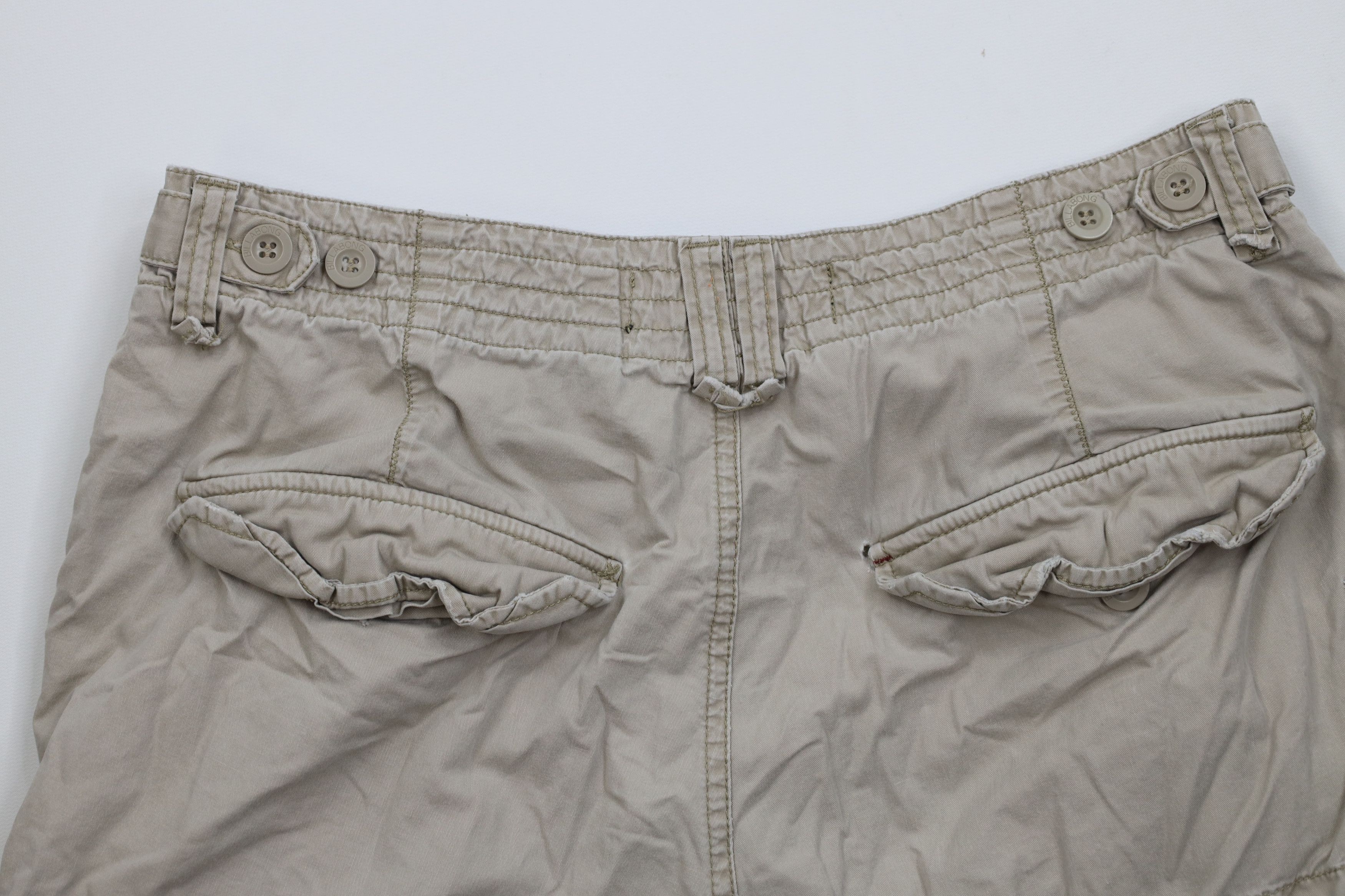 Billabong Vintage Y2K Billabong Surfing Spell Out Cargo Shorts Beige Size US 32 / EU 48 - 13 Thumbnail