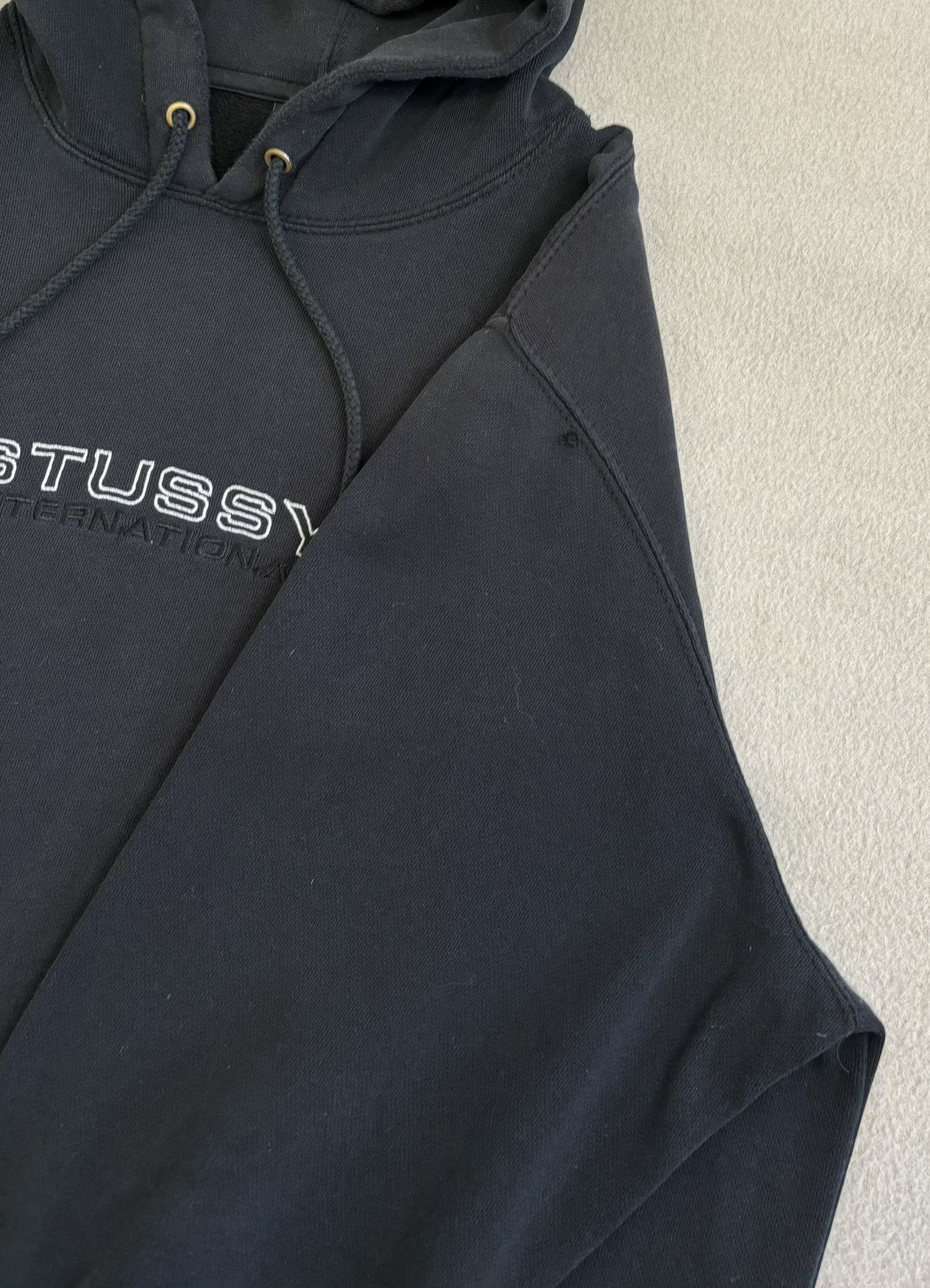Stussy × Vintage Stussy International Black Hoodie Size XL Size US XL / EU 56 / 4 - 8 Thumbnail