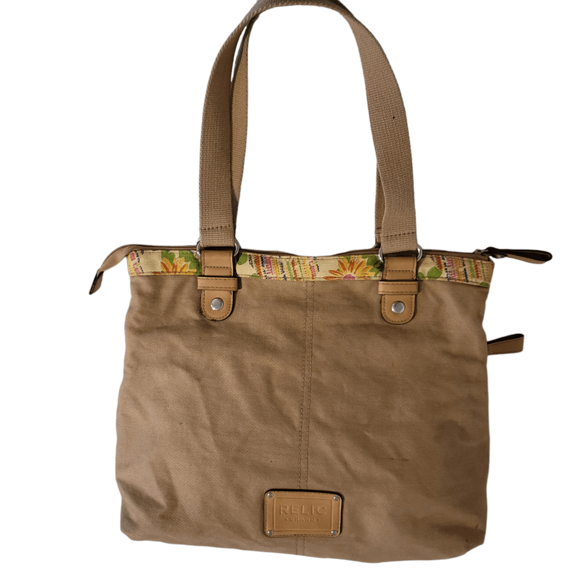 Relic Relic Tan Canvas Butterfly Bag Medium Large Size ONE SIZE - 3 Thumbnail