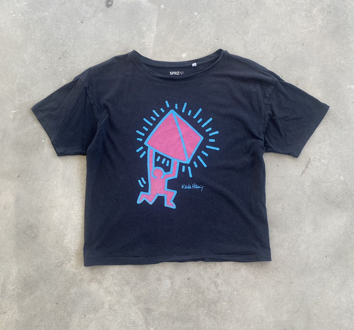 Keith Haring SPRZNY KEITH HARING CROP TOP TEE Size S / US 4 / IT 40 - 1 Thumbnail
