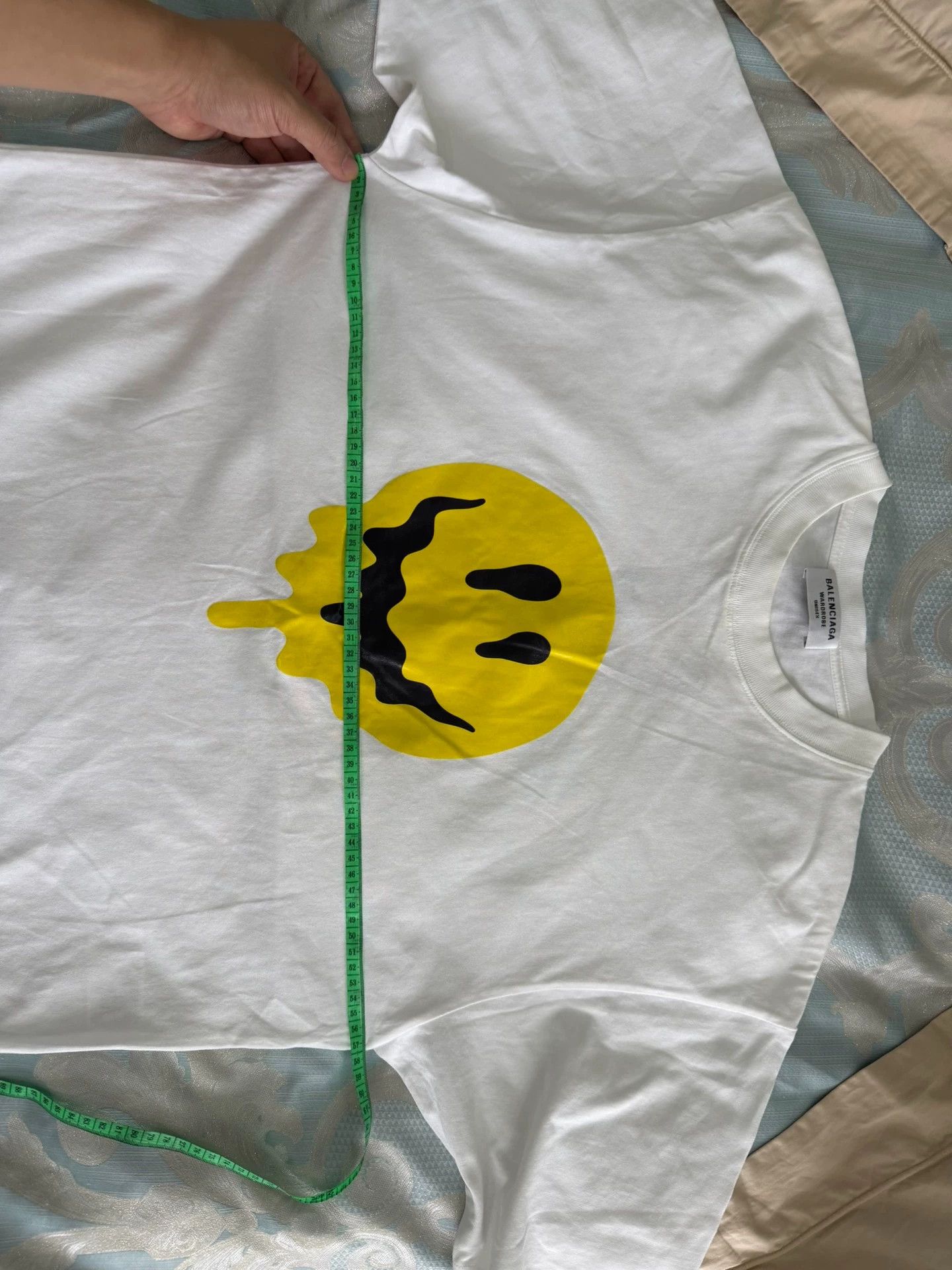 Balenciaga Balenciaga OS T - shirt Demon Smile F/B Embro XS(L) Size XS / US 0-2 / IT 36-38 - 7 Thumbnail