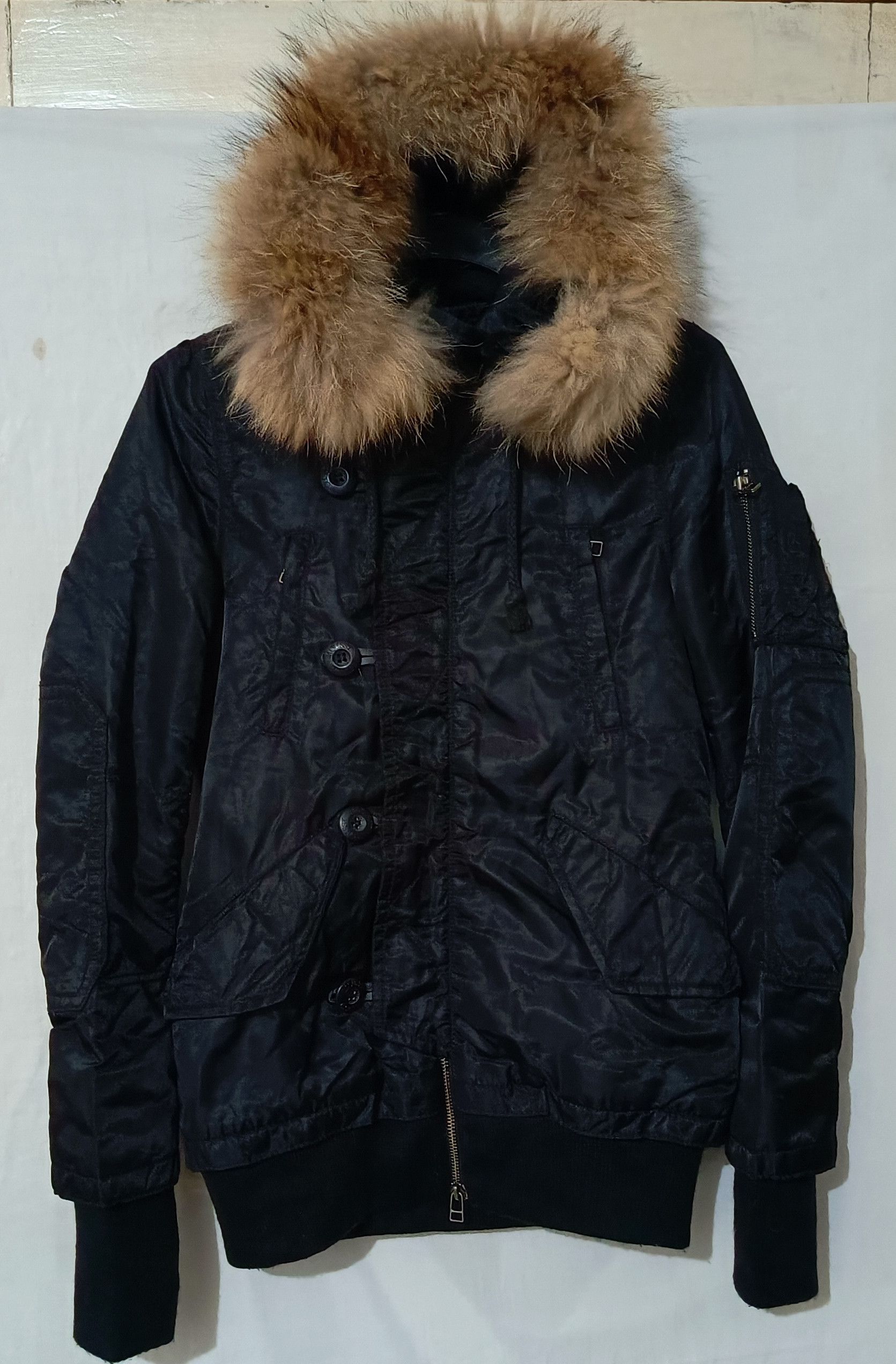 special vintage archive fake fur jacket