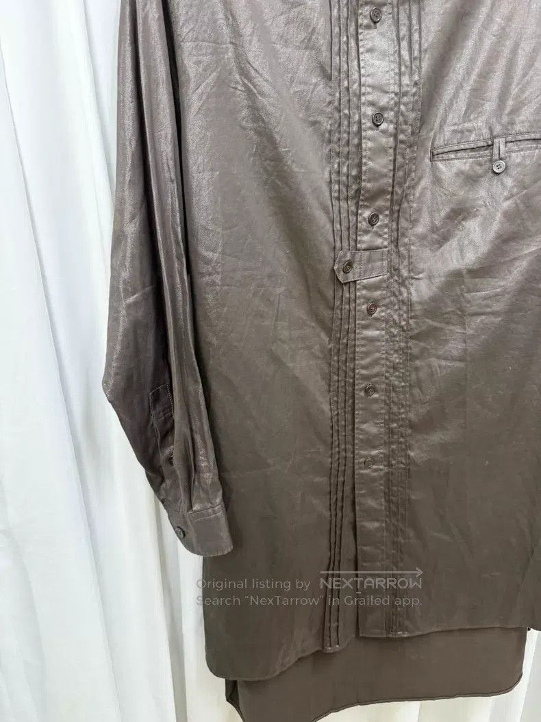 Yohji Yamamoto Yohji Yamamoto coated waxed crinkled shirt| Size US M / EU 48-50 / 2 - 5 Thumbnail