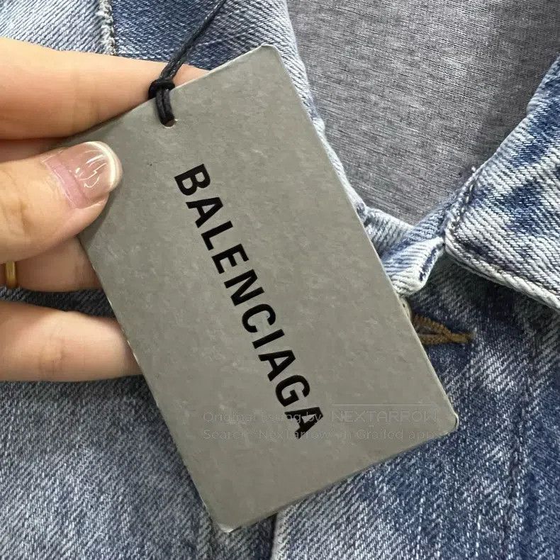 Balenciaga Balenciaga Patchwork Back Logo Jacket Size US S / EU 44-46 / 1 - 5 Thumbnail
