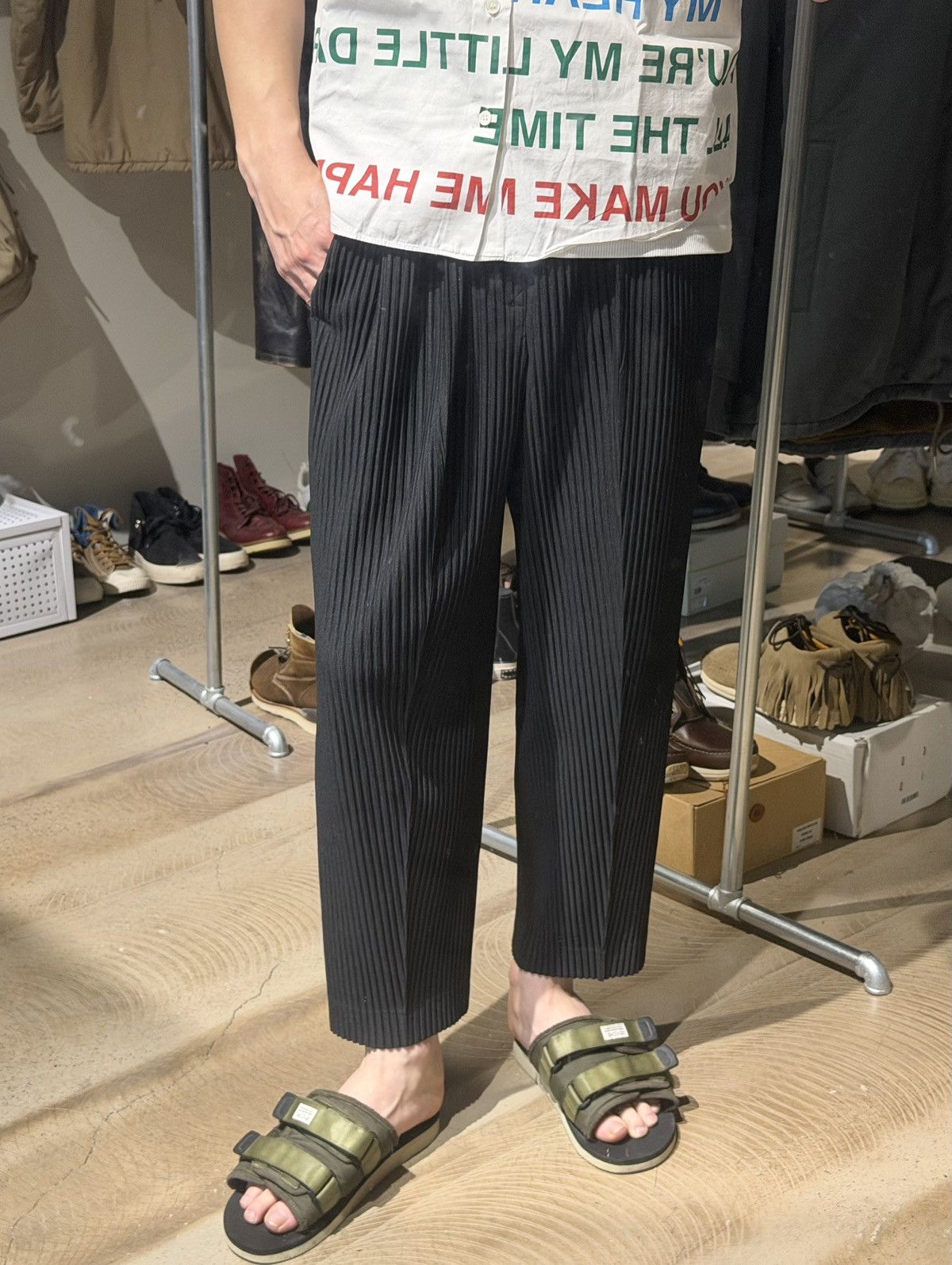 Homme Plisse Issey Miyake Issey Miyake Homme Plisse Pleated Pants JF137 Size US 34 / EU 50 - 3 Thumbnail
