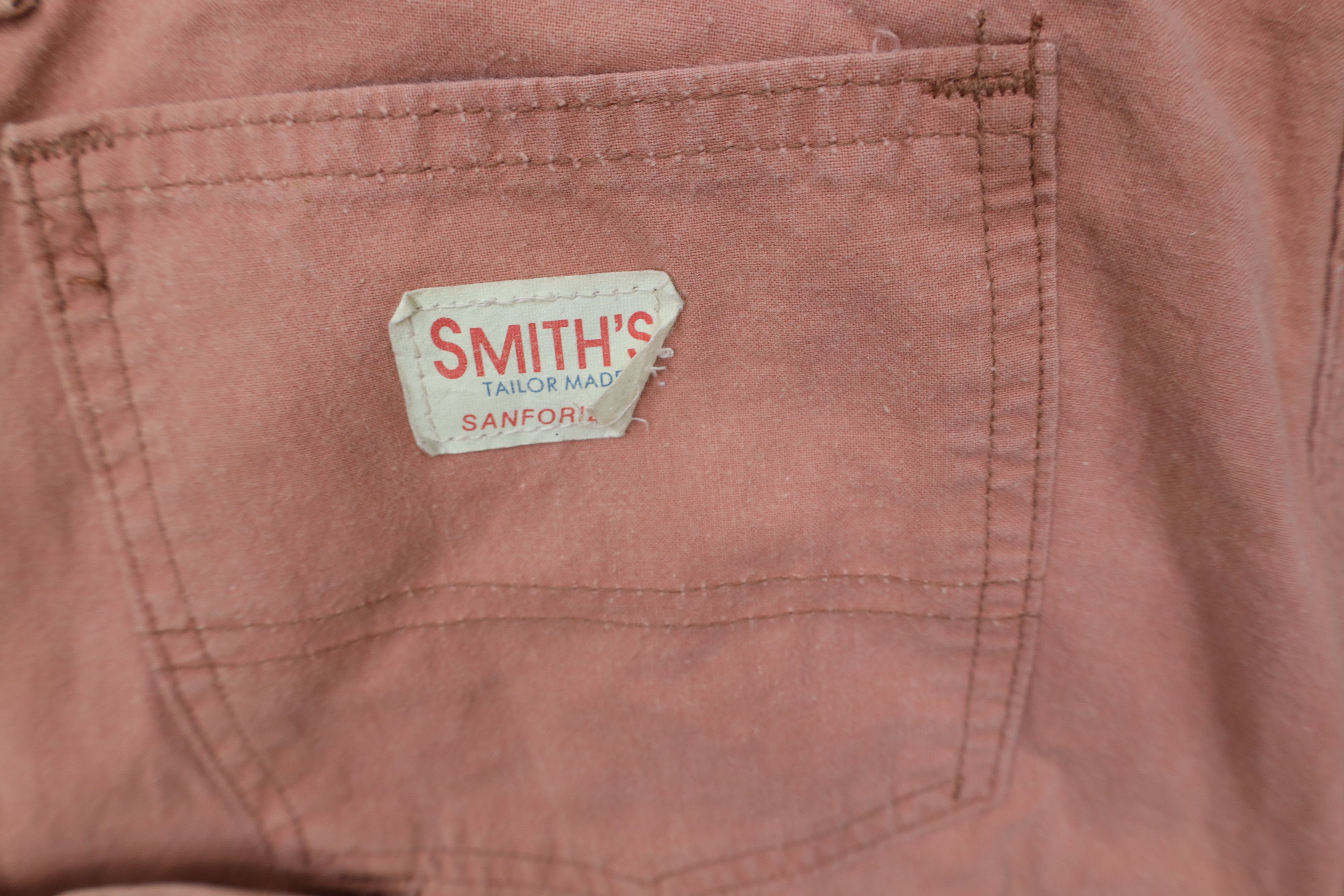 Vintage Vintage 60s 70s Streetwear Dungaree Work Pants Pink USA Size US 32 / EU 48 - 15 Thumbnail