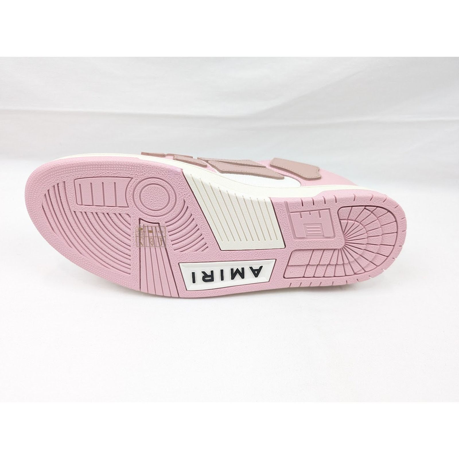 Amiri o1rshd1 Skelton Low-Top Sneakers in Rose Pink/White Size US 13 / EU 46 - 12 Thumbnail