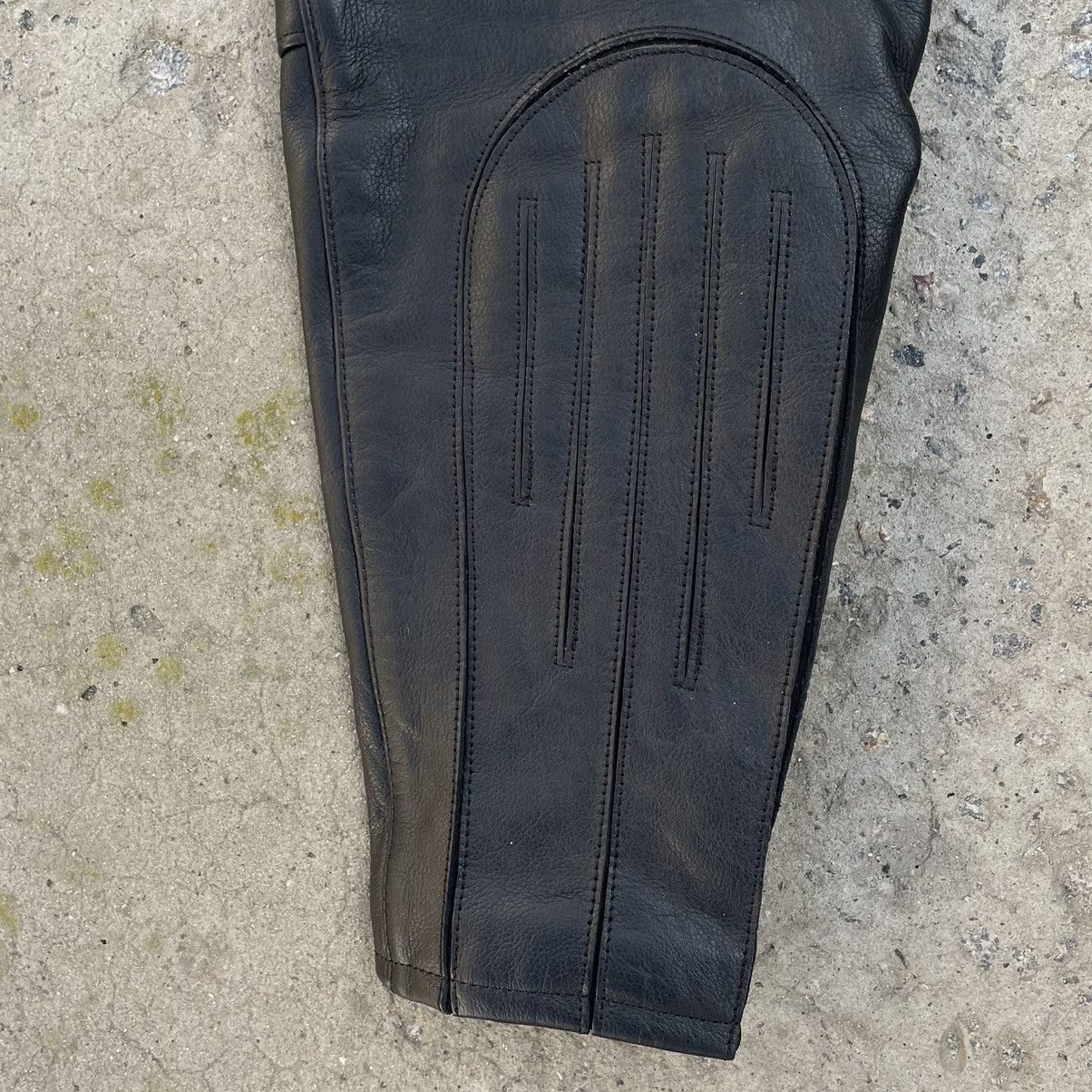 Leather × Vintage Vintage Leather Pants Y2K 90s Moto Takai Japanese Brand Size US 30 / EU 46 - 10 Thumbnail