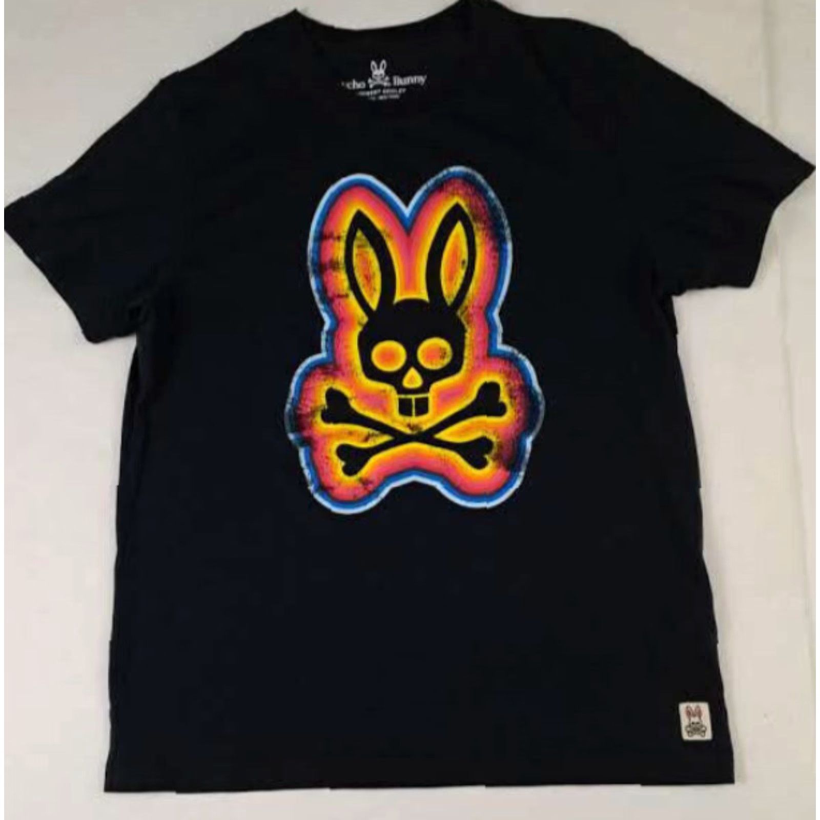 Psycho Bunny Psycho Bunny Black T-Shirt L Unisex Adults Short Sleeve Printed Large Size, Regular Fit, 26in Long, 22in Pit to Pit, Good Condition Size US L / EU 52-54 / 3 - 2 Thumbnail