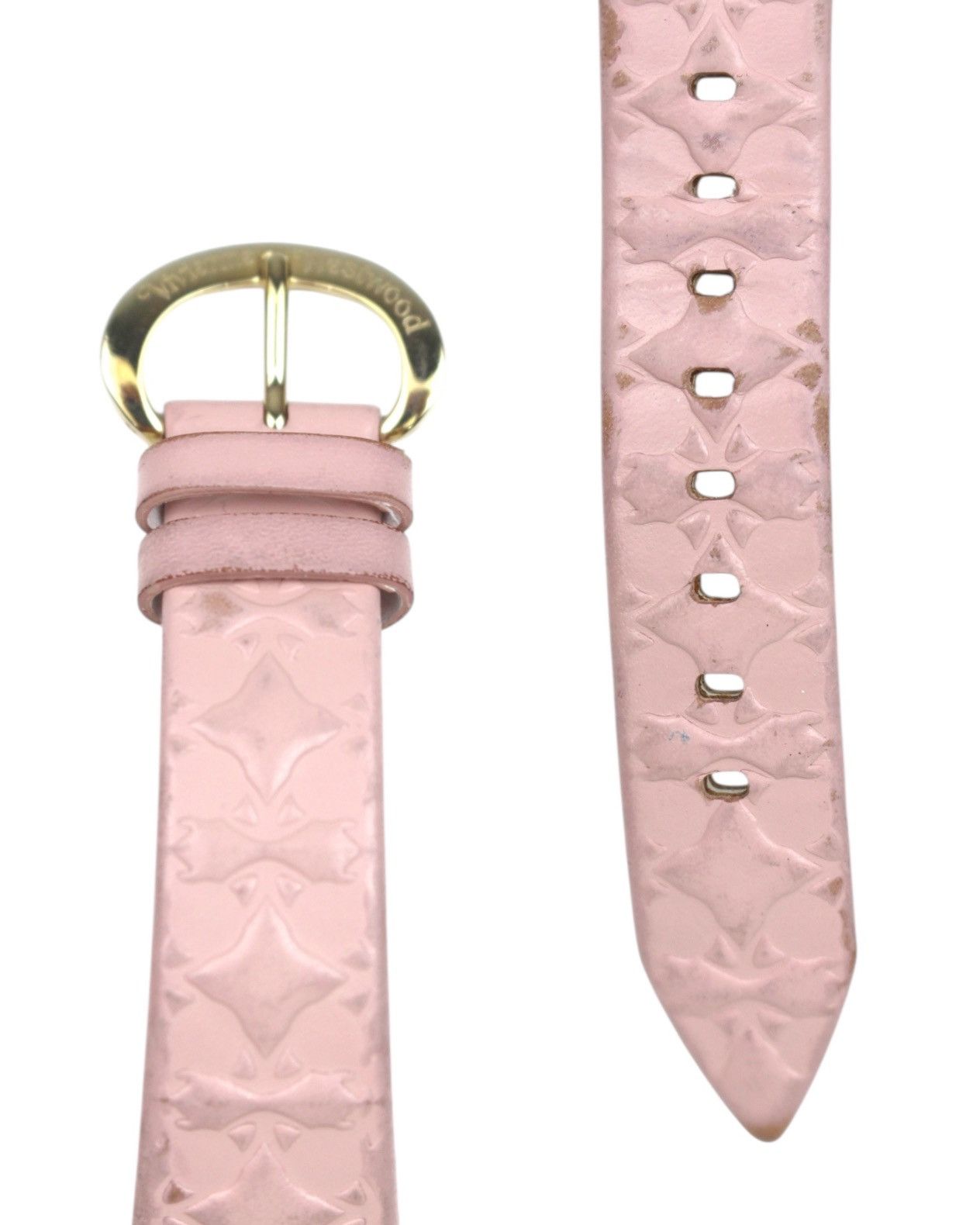 Vivienne Westwood VIVIENNE WESTWOOD ORB II CHARM WATCH – PINK EMBOSSED STRAP Size ONE SIZE - 9 Thumbnail