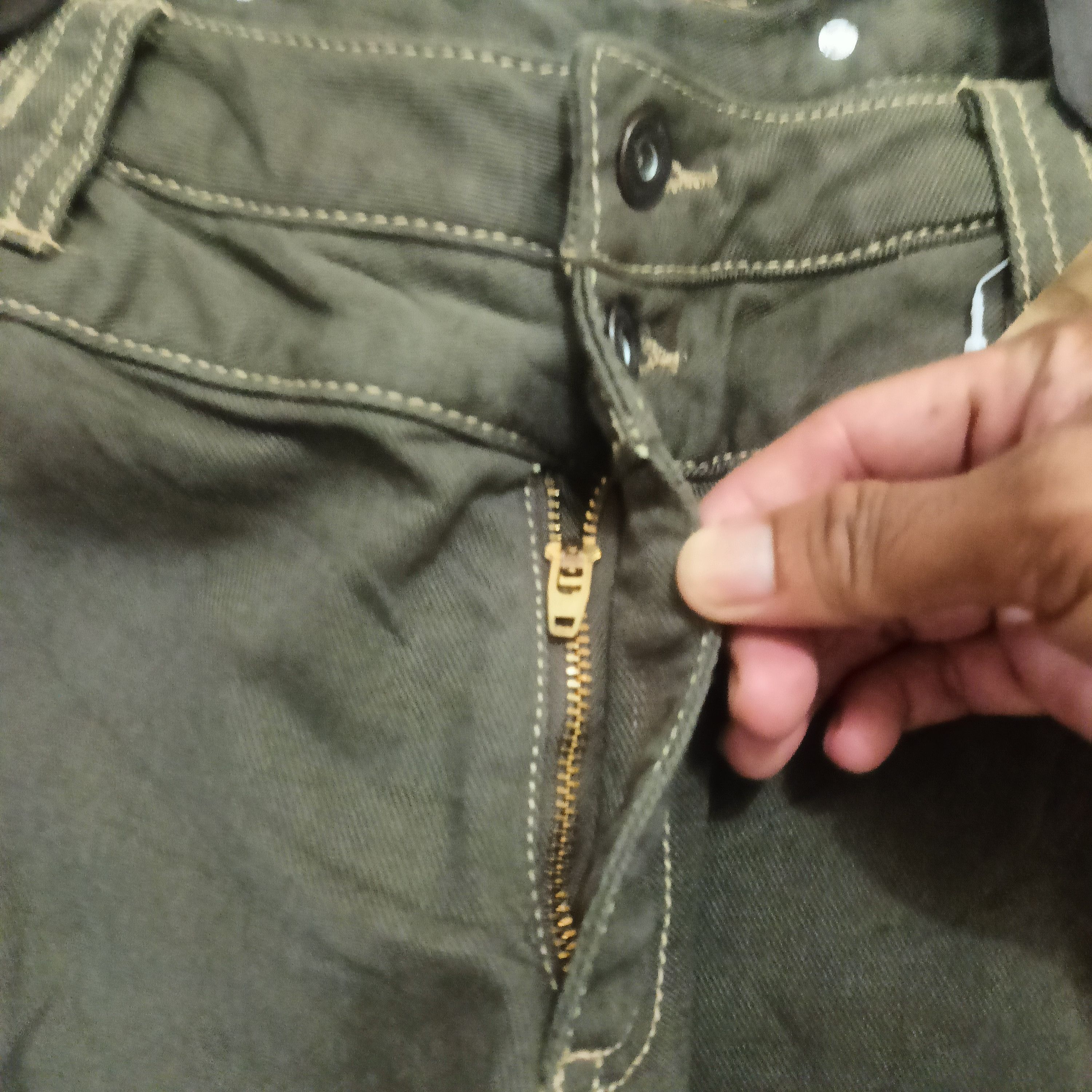 If Six Was Nine Copper Smith Double Waist Suspender Jeans Size US 31 - 3 Thumbnail
