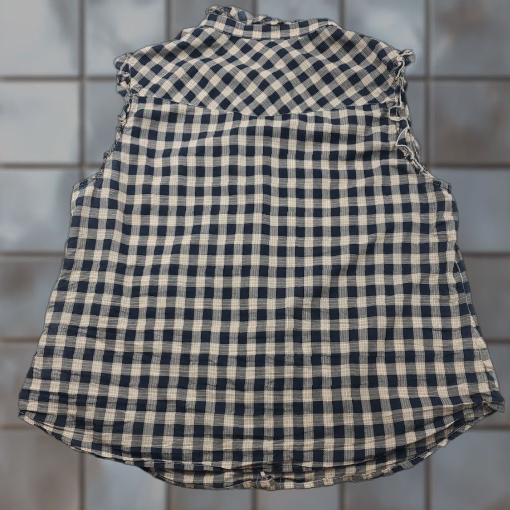 Pendleton Pendleton Womens XS Sleeveless Button-Up Shirt Top Plaid Western Country Casual Size XS / US 0-2 / IT 36-38 - 1 Thumbnail