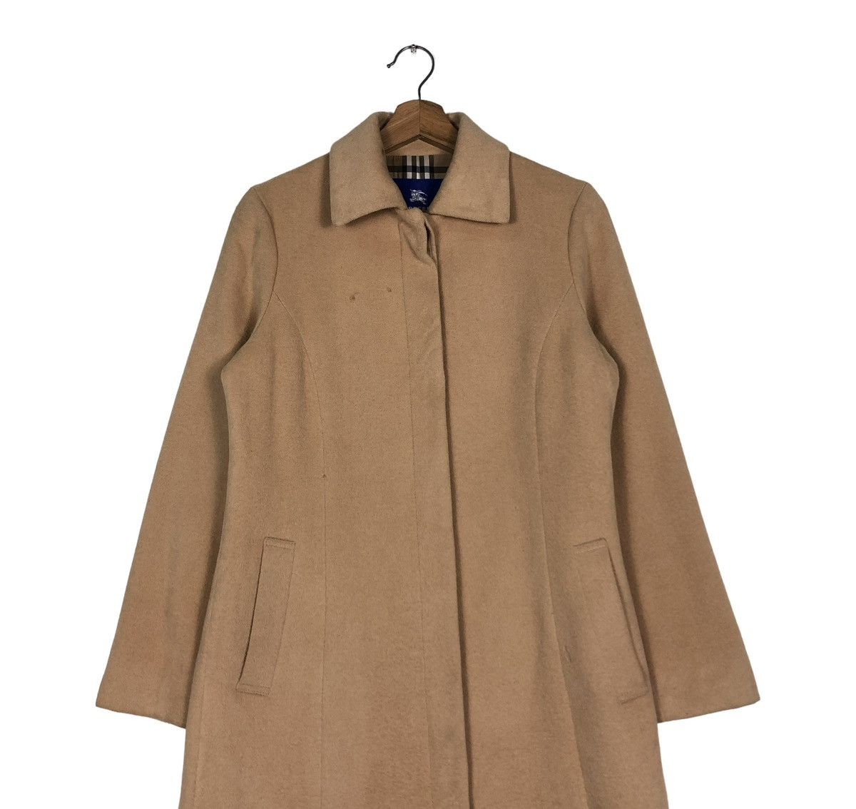 Burberry 🔥VINTAGE BURBERRY LONDON BLUE LABEL WOOL NOVA CHECK Size XS / US 0-2 / IT 36-38 - 5 Thumbnail