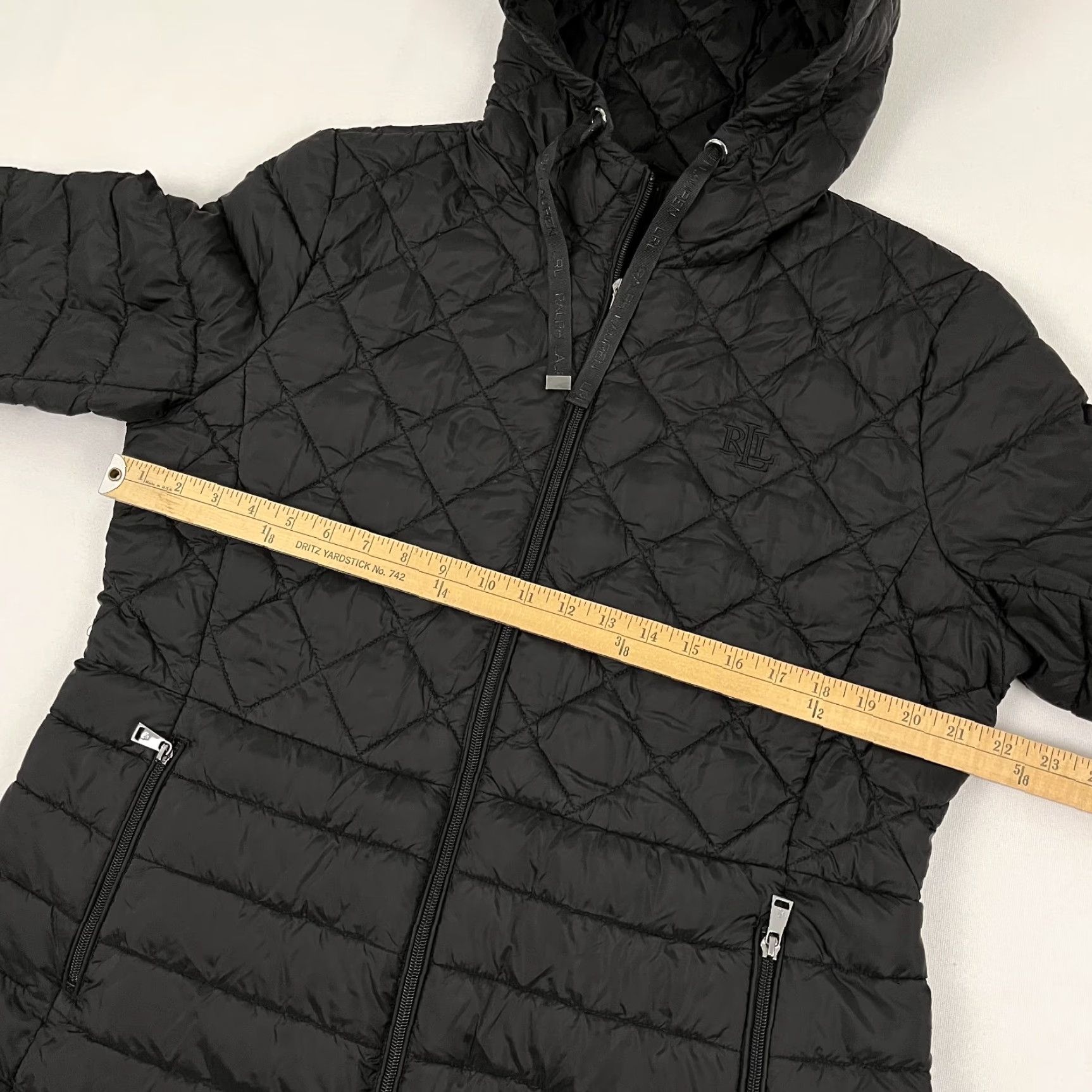 Ralph Lauren Lauren Ralph Lauren Jacket Womens M / L Black Quilted Puffer Hooded Winter Coat Size L / US 10 / IT 46 - 5 Thumbnail