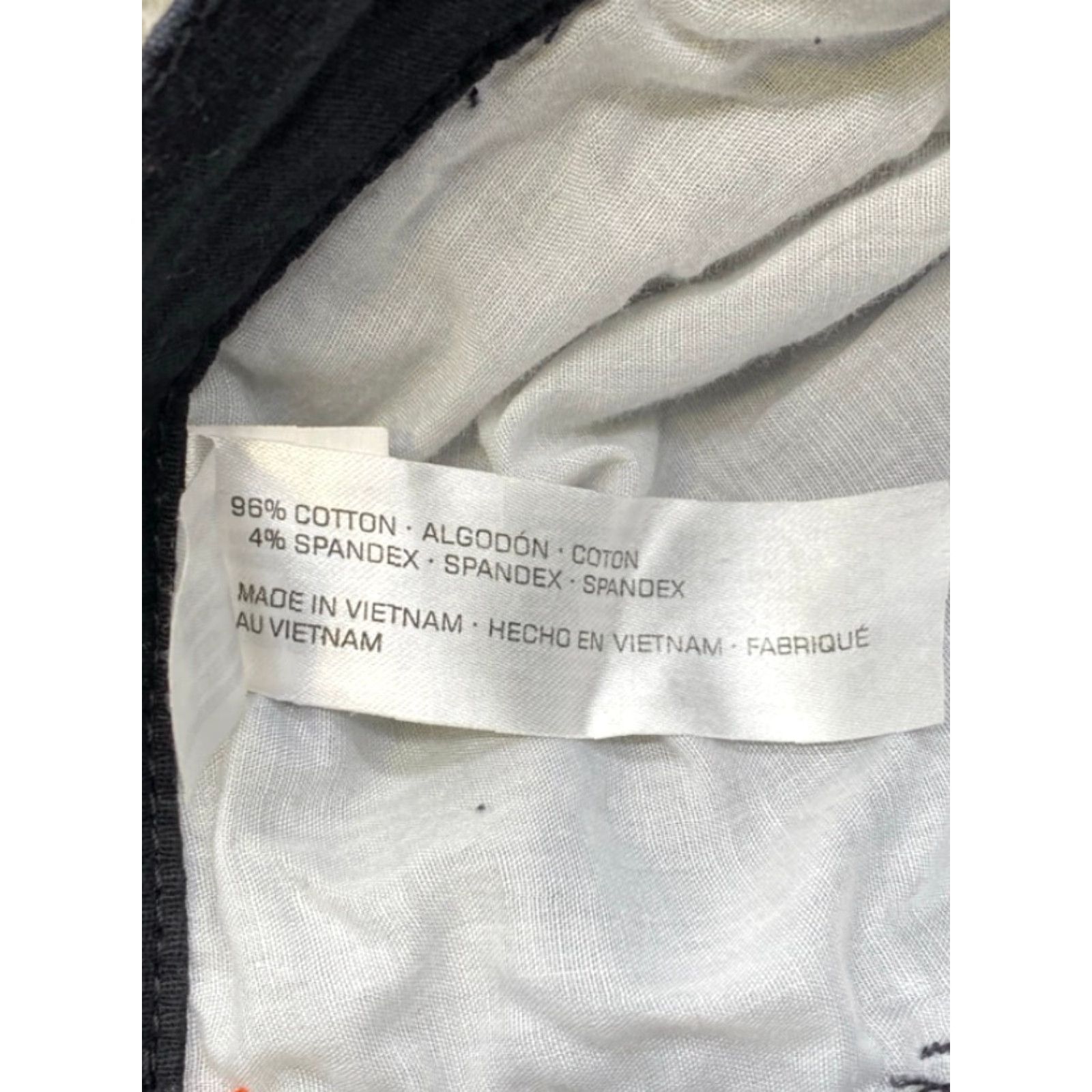 Vintage VINTAGE NWT Unionbay Pants Women's 17 (36x32) Black High Rise Wide Leg Baggy Goth 5116 Size 25" / US 0 / IT 36 - 4 Thumbnail