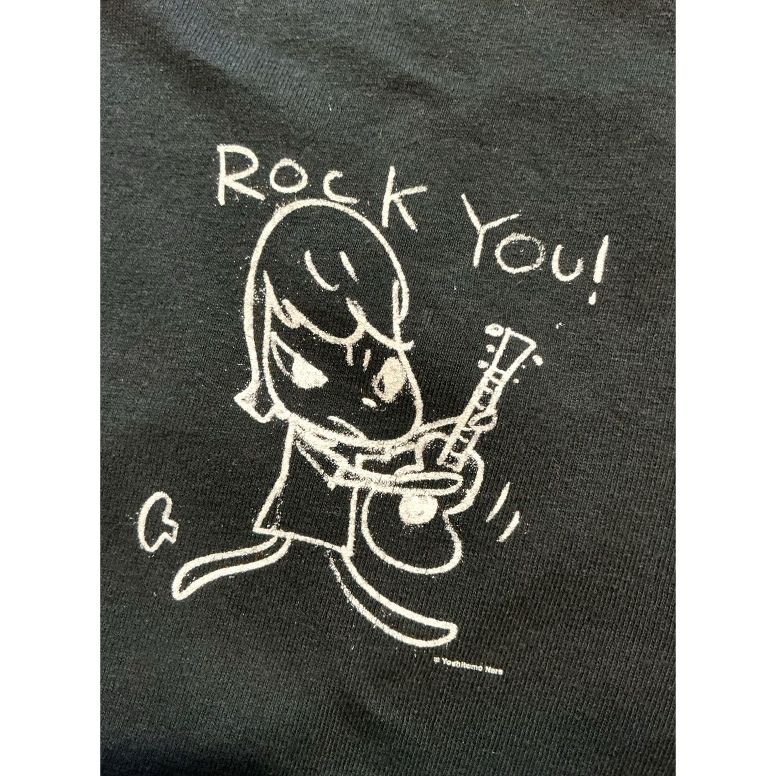 Gildan VINTAGE Yoshitomo Nara Rock You California Fire Aid Concert Graphic L/S T-Shirt S Mens Black Size US S / EU 44-46 / 1 - 2 Thumbnail