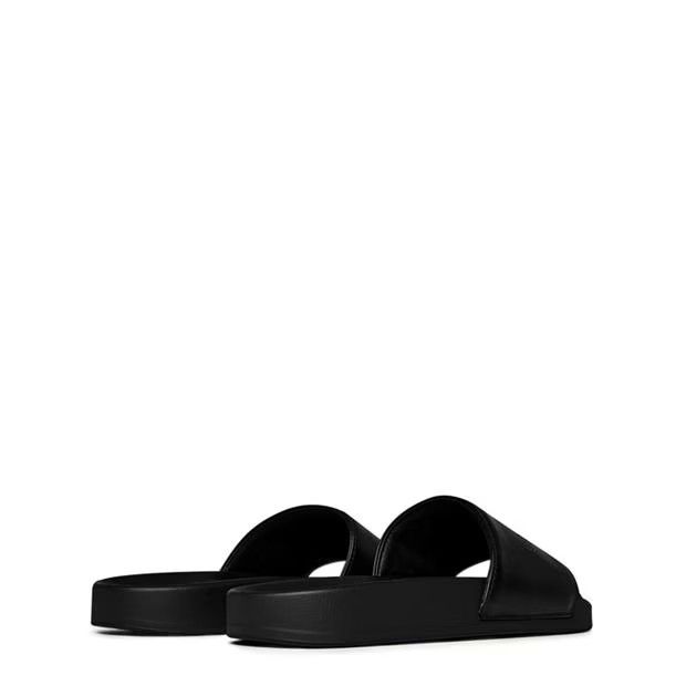 Balenciaga o1g2r1mq0924 Strass Pool Slide Sandals in Black Size US 8 / IT 38 - 4 Thumbnail
