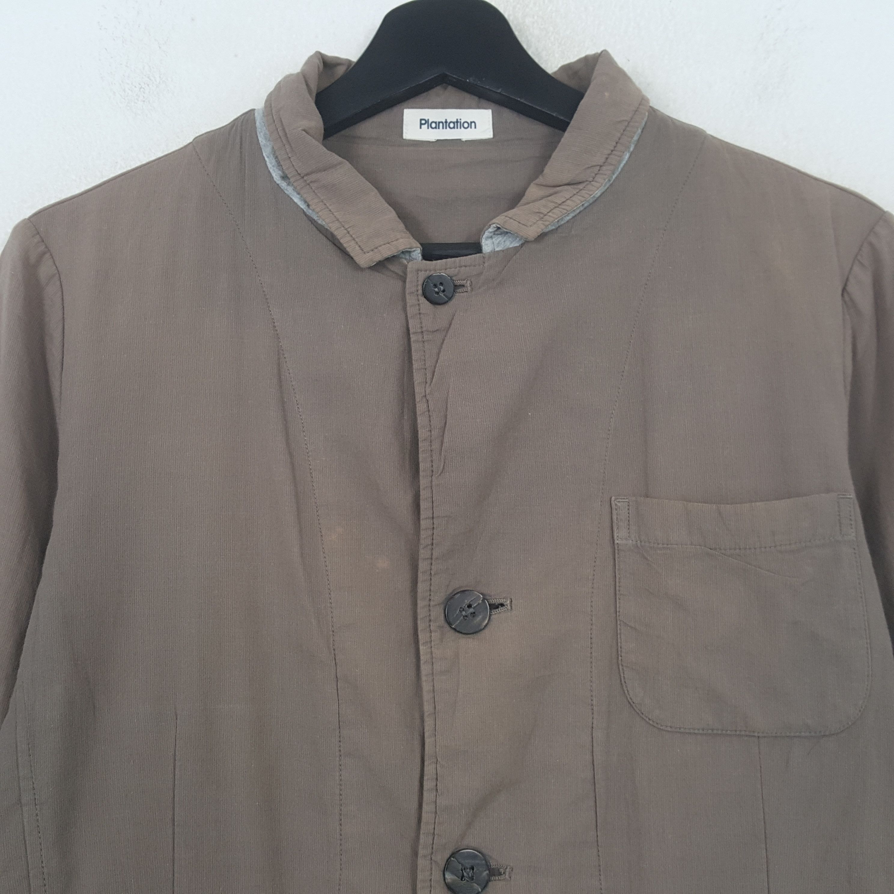 Japanese Brand Plantation by Issey Miyake Designer Shirt RR25 Size US M / EU 48-50 / 2 - 2 Thumbnail