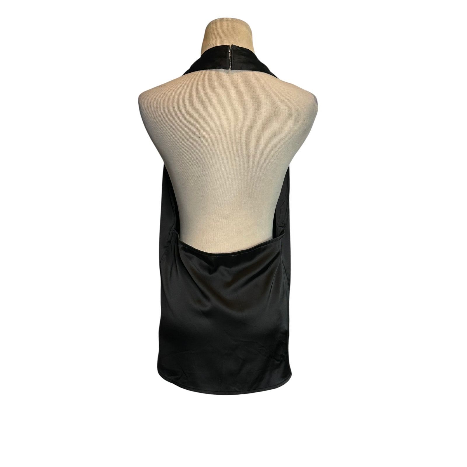 superdown Superdown black satin halter blouse size Small Size S / US 4 / IT 40 - 9 Thumbnail
