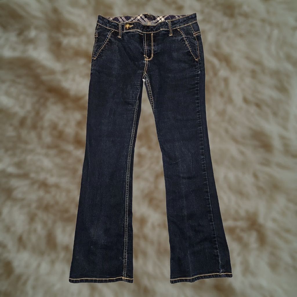 Vintage U.S. Polo Assn. Jeans Boot Cut Jeans 7/8 Juniors Blue Denim Stretch Casual Preppy Womens Size 28" / US 6 / IT 42 - 1 Thumbnail