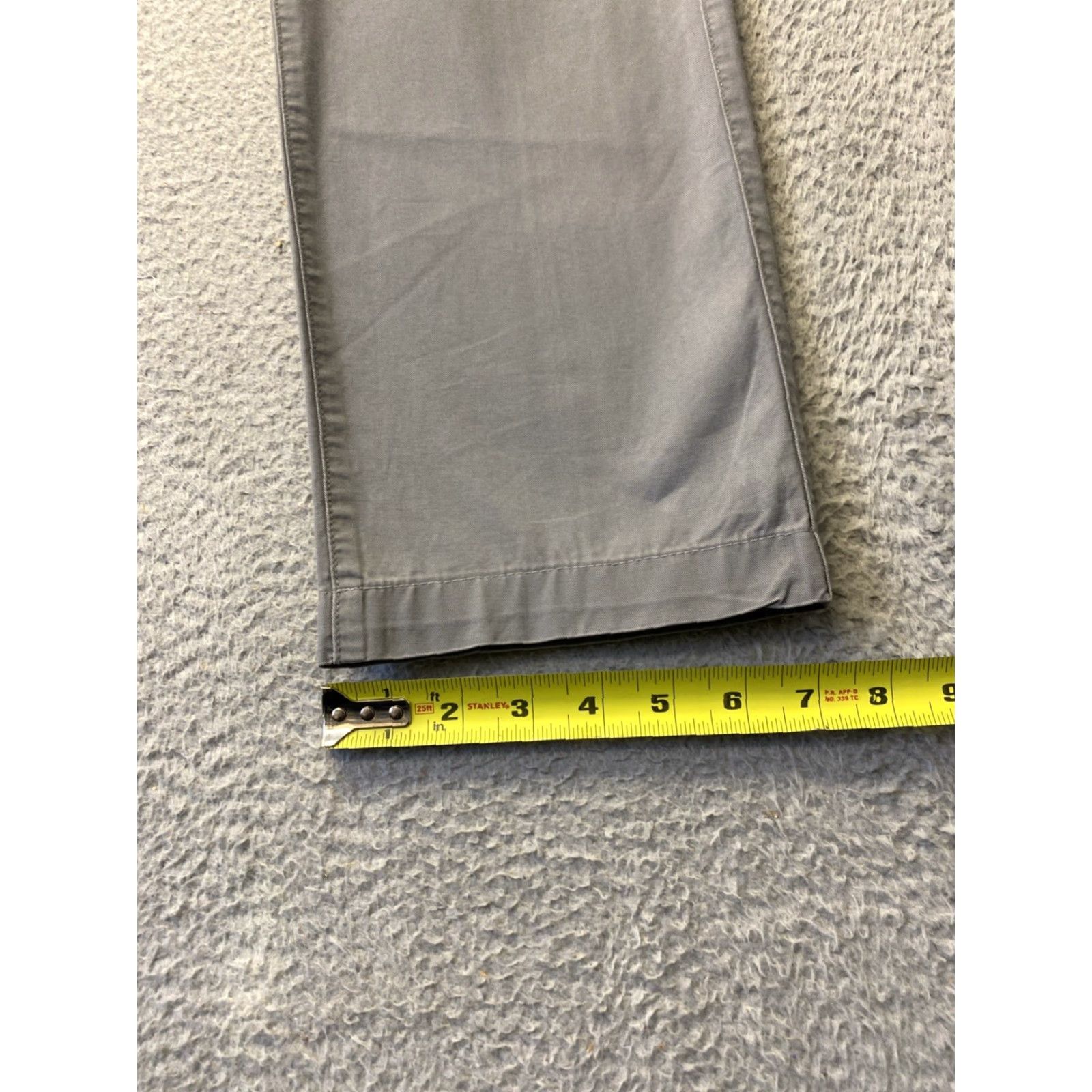 Bonobos Bonobos Chino Pants Men's 31x30 Straight Fit Gray Cotton Button Zip Casual Pants 31 30 Gray Size US 31 - 5 Thumbnail