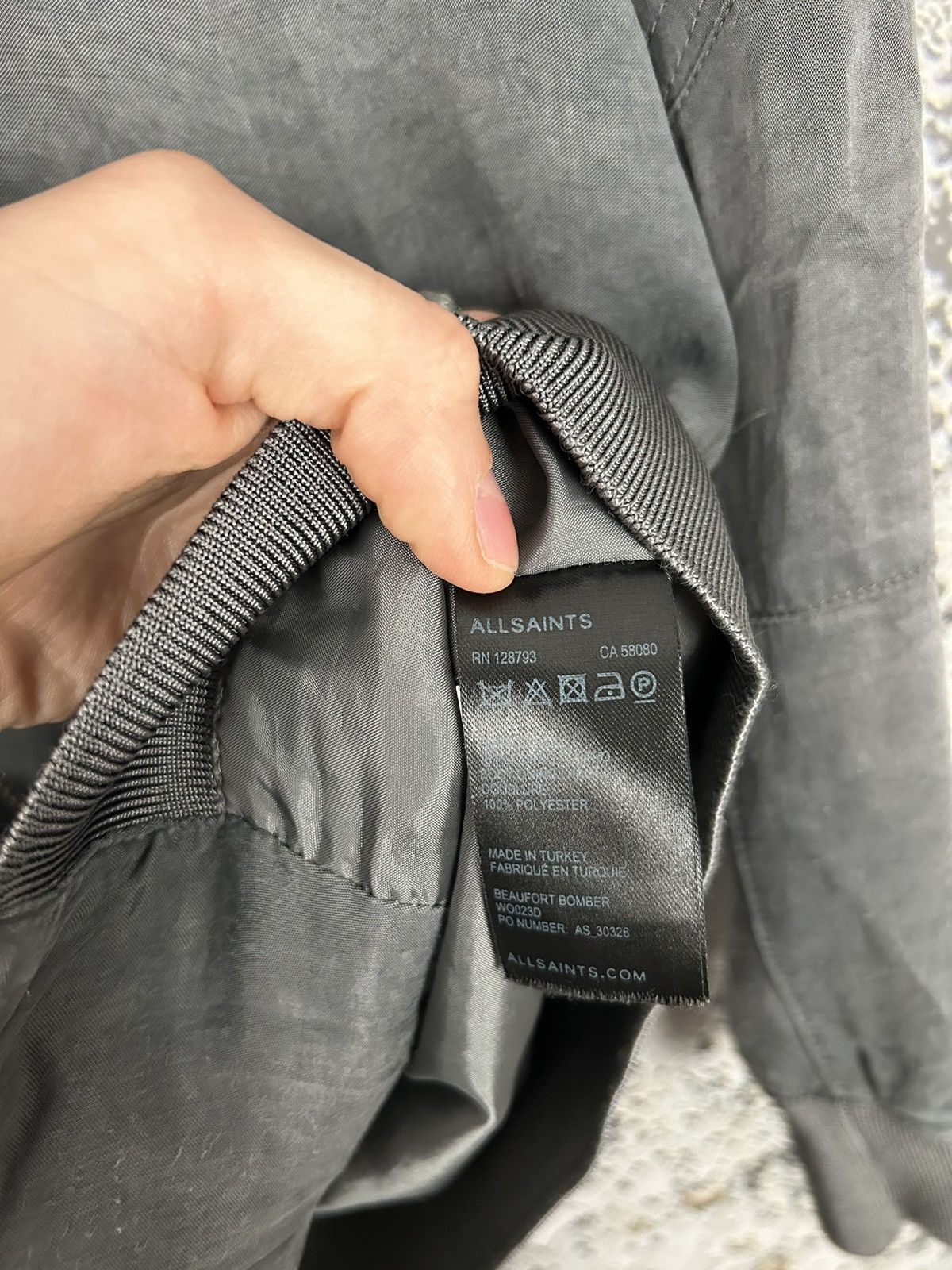 Allsaints Allsaints Satin Bomber Jacket Avant-garde Designer Hype Size US M / EU 48-50 / 2 - 7 Thumbnail