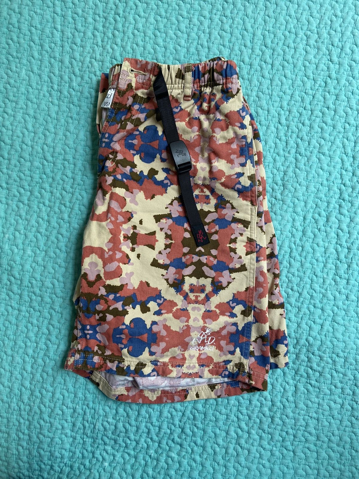 image of End Kaleidoscope Shorts in Red, Men's (Size 32)