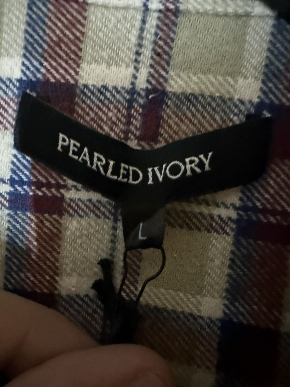 Pearled Ivory Pearled Ivory Flannel Size US L / EU 52-54 / 3 - 2 Thumbnail