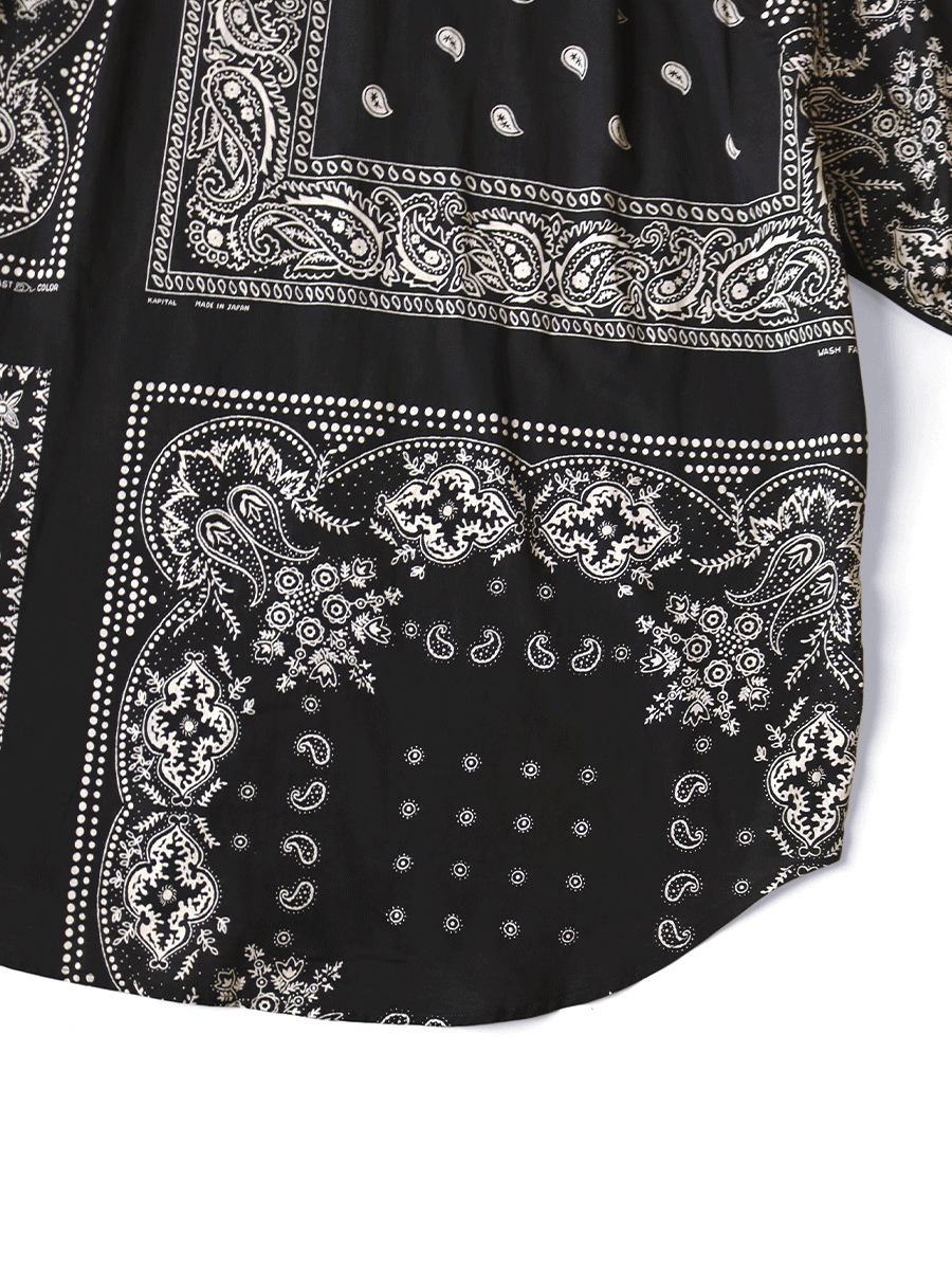 Kapital Kapital Gauze Bandana Patchwork Raglan Shirt Size US M / EU 48-50 / 2 - 2 Thumbnail