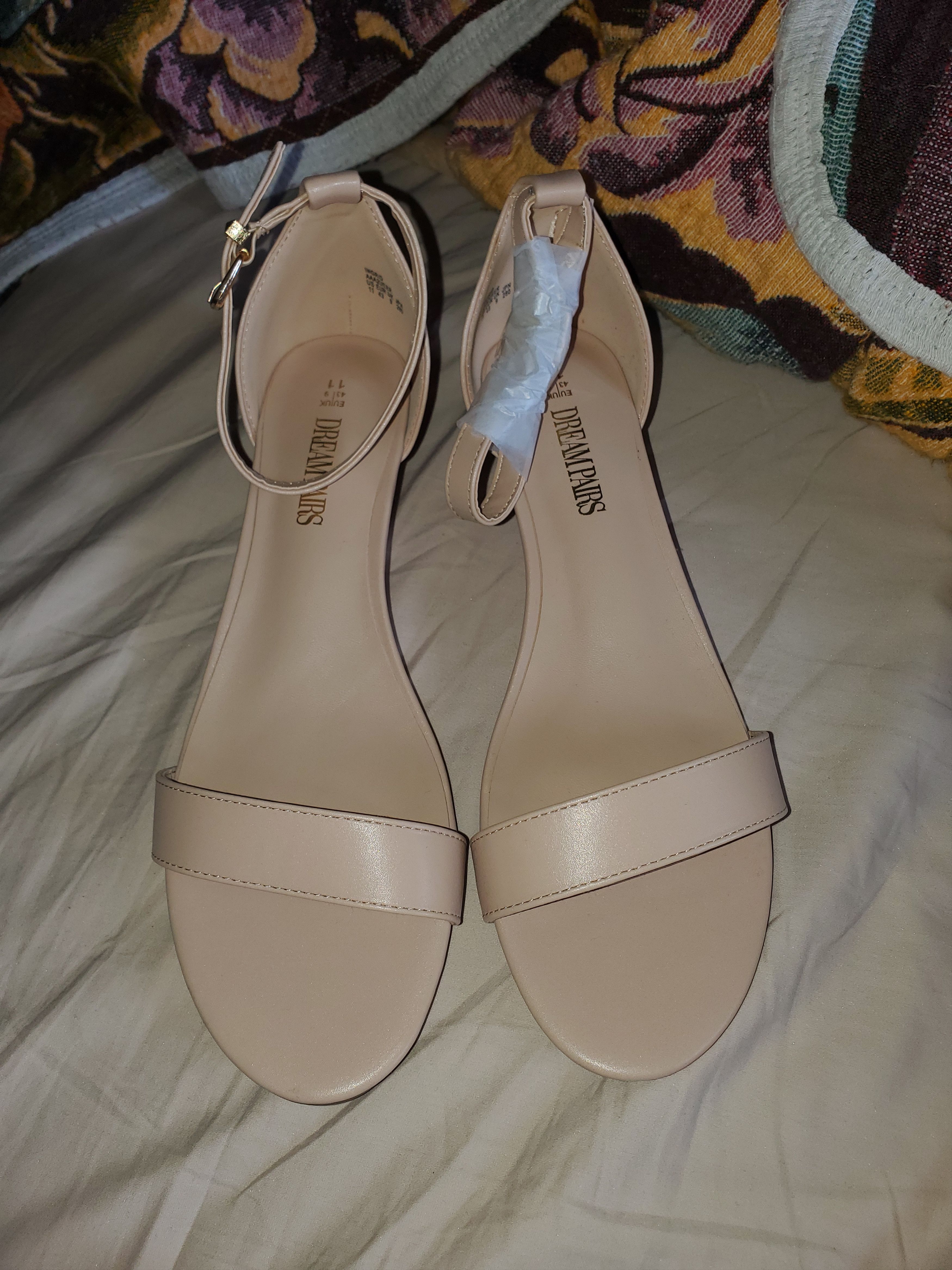 Other *Brand New* Beige ankle strap wedge sandals-size 11 Size US 11 / IT 41 - 1 Thumbnail