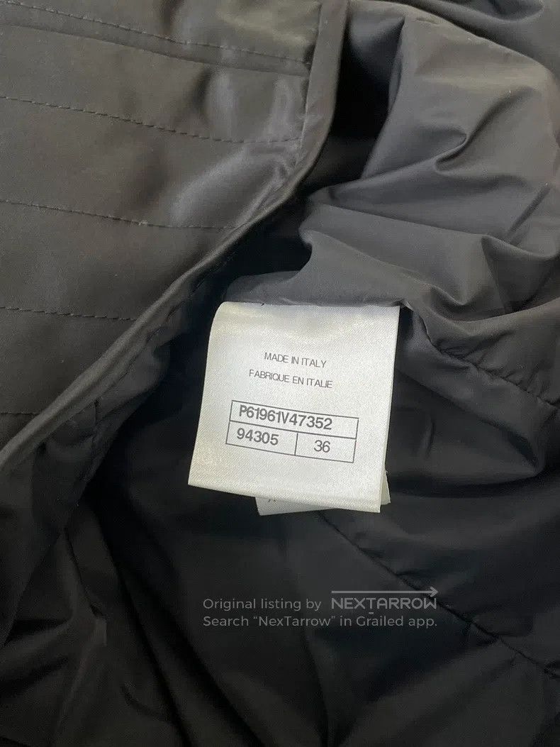 Chanel Chanel Black gold chain leather chain thin cotton jacket Size XS / US 0-2 / IT 36-38 - 6 Thumbnail