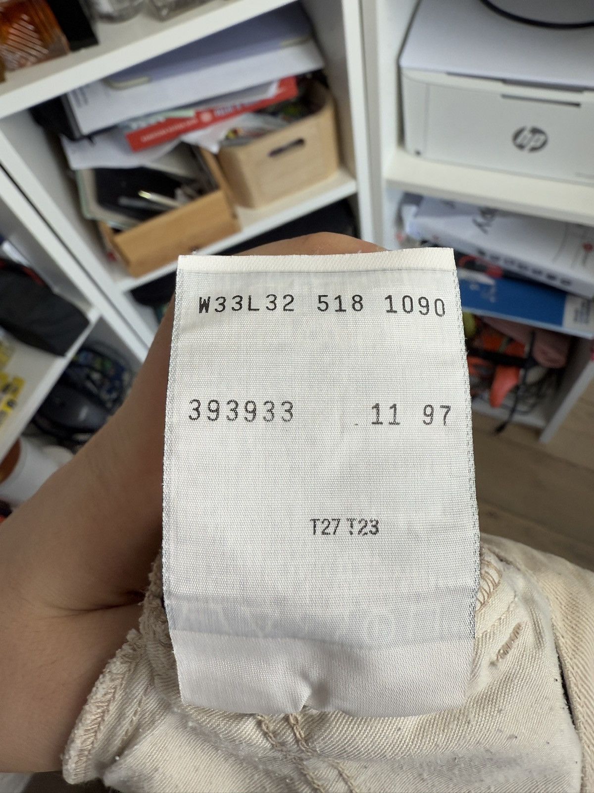 Levi's × Vintage Vintage 90s Levi’s 519 pants 33x32 casual retro wrangler lee Size US 33 - 8 Thumbnail