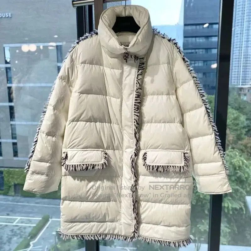 Chanel Chanel White Nylon Women's Down Jacket . Size XXS / US 00 / IT 34 - 1 Thumbnail