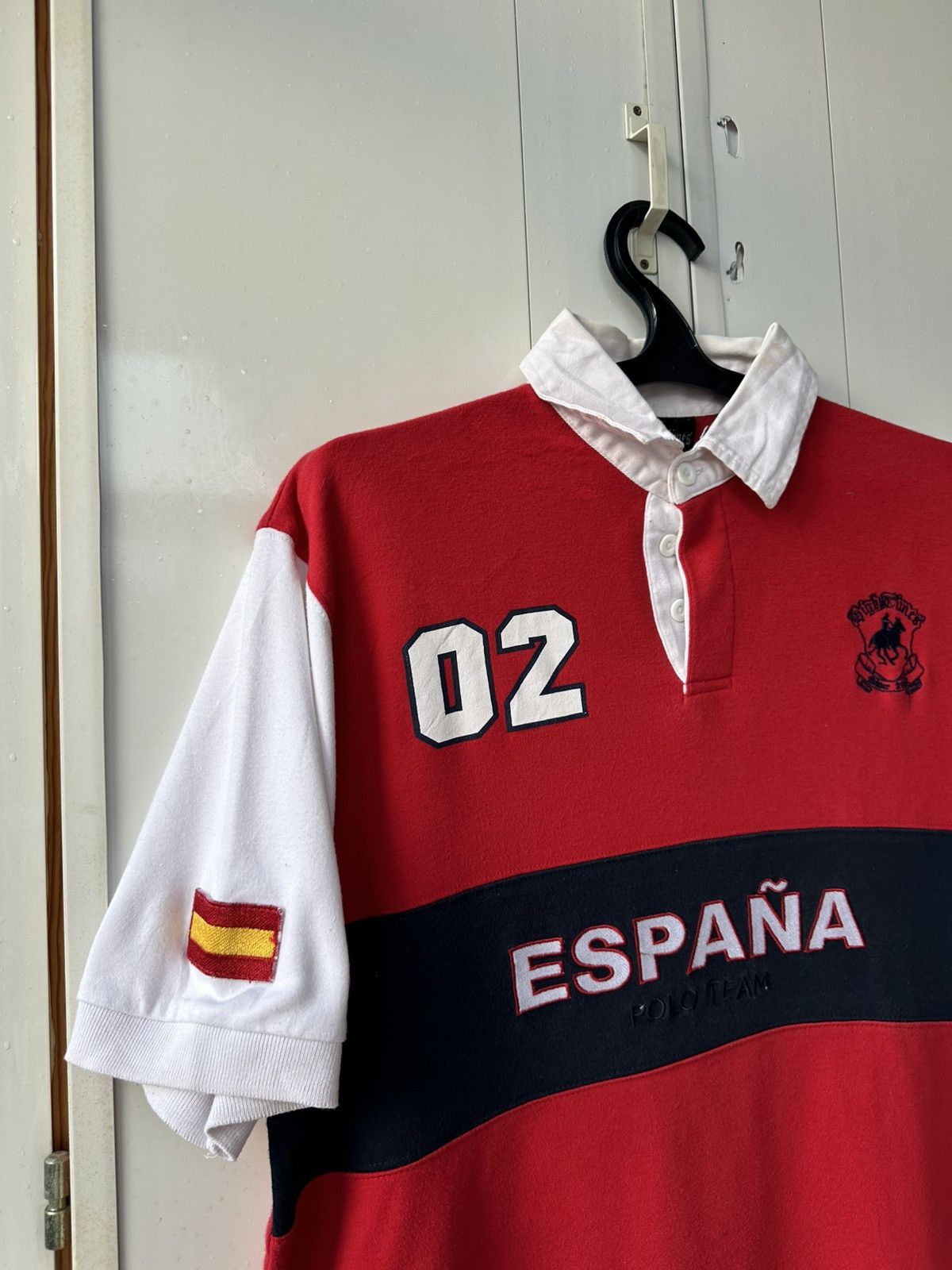 Polo Ralph Lauren Vintage Espana Polo Ralph Style Logo Red Size US L / EU 52-54 / 3 - 8 Thumbnail