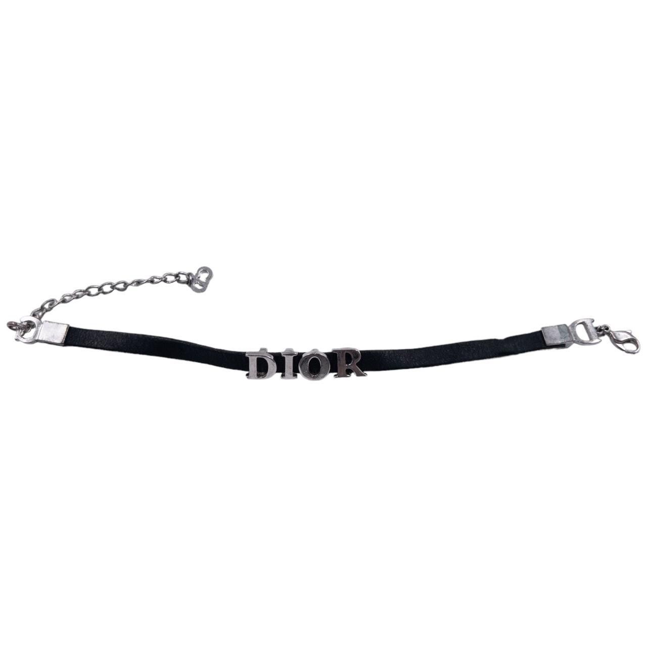 Dior Vintage Dior Leather Strap Bracelet Size ONE SIZE - 2 Thumbnail