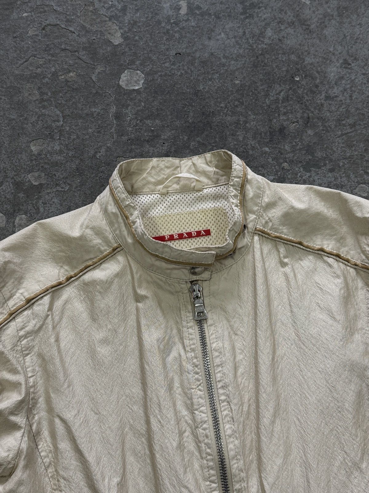 Prada Vintage Prada Nylon Racing Jacket Size S / US 4 / IT 40 - 4 Thumbnail